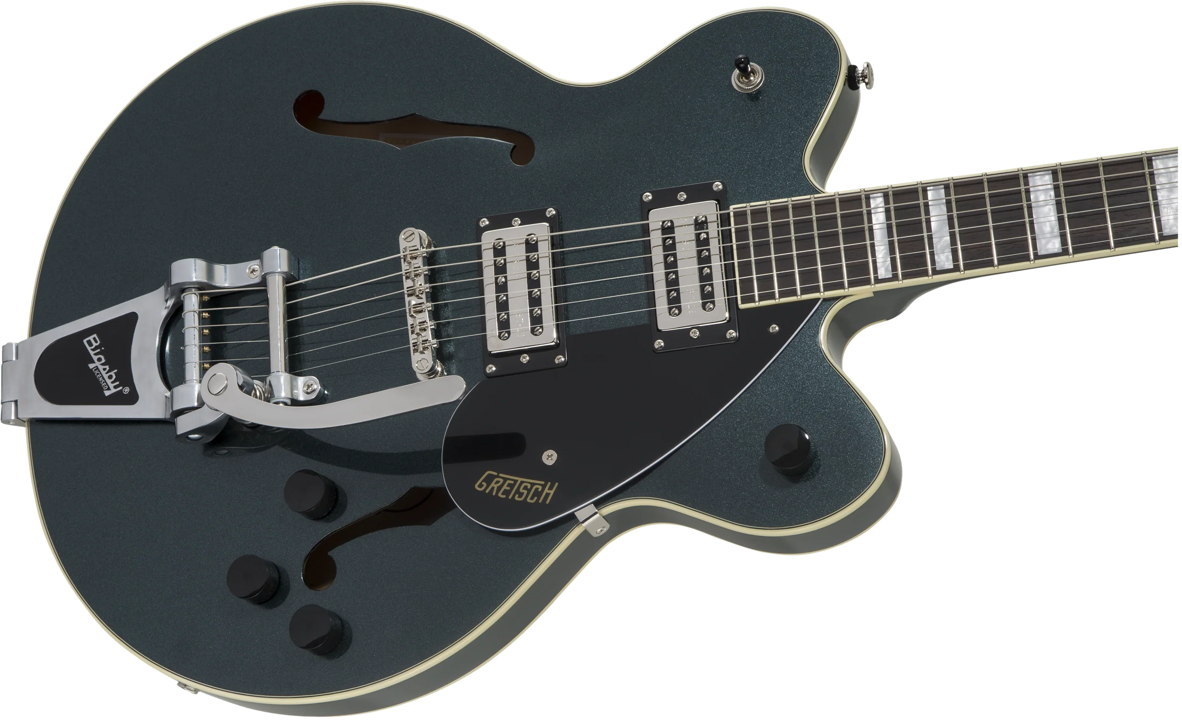 Gretsch G2622T Streamliner Center Block with Bigsby, Broad'Tron Pickups - Gunmetal - Image 5