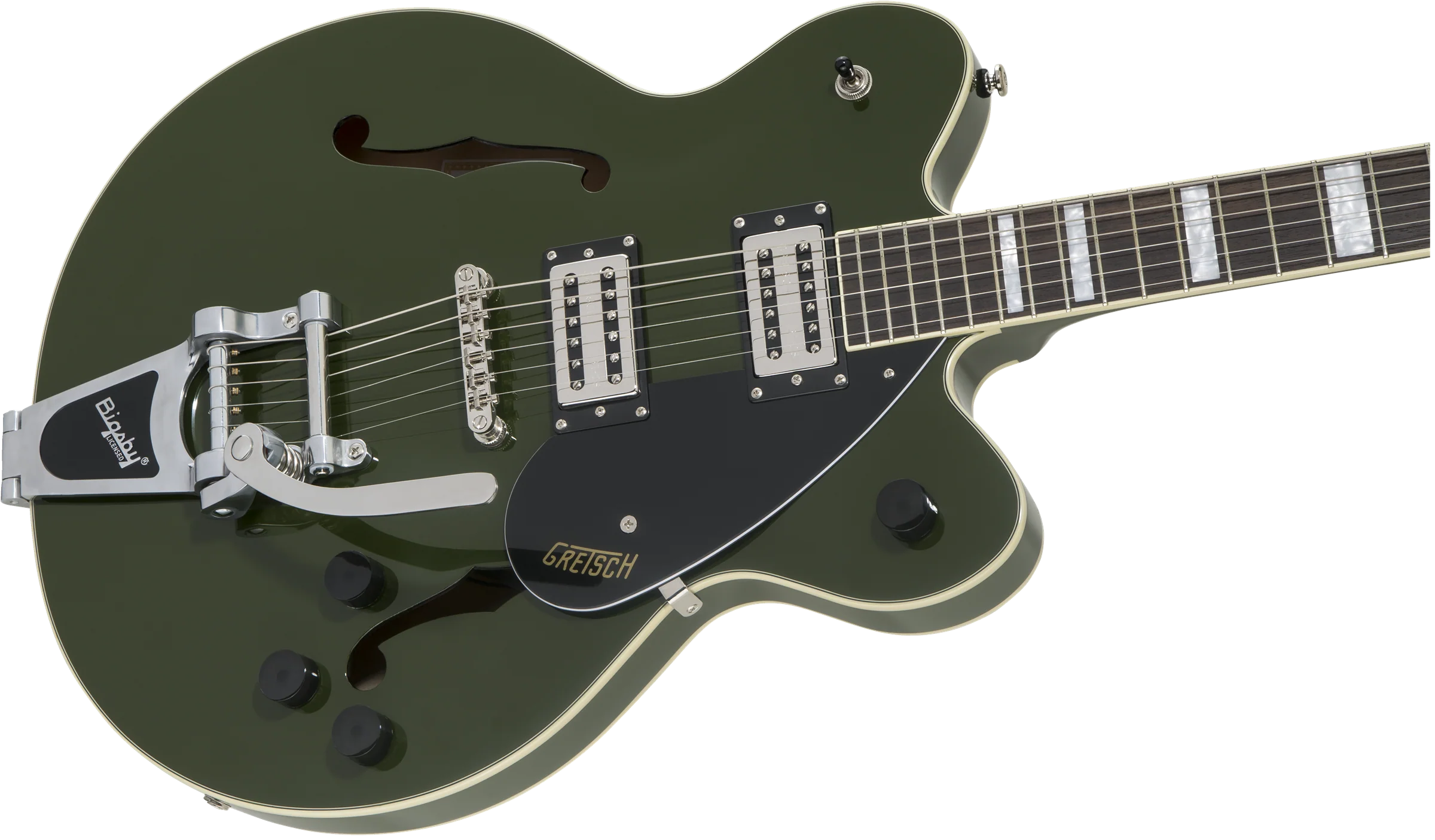 Gretsch G2622T Streamliner Center Block with Bigsby Broad'Tron Pickups Torino Green - Image 6