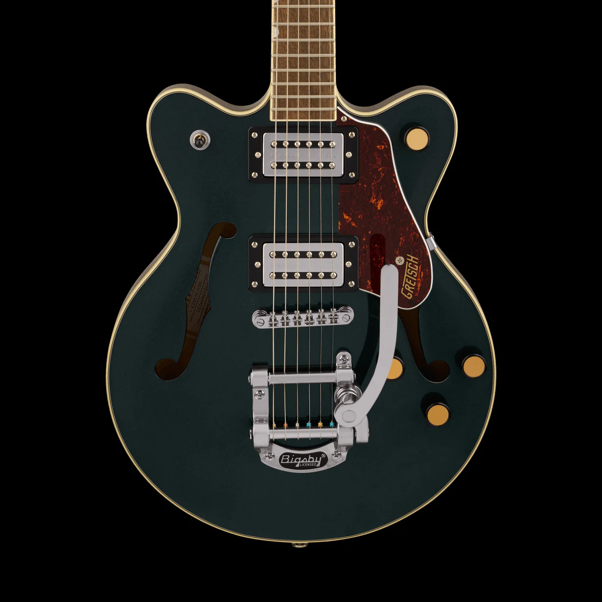 Gretsch G2655T Streamliner Center Block Jr. Double-Cut Cadillac Green Electric Guitar
