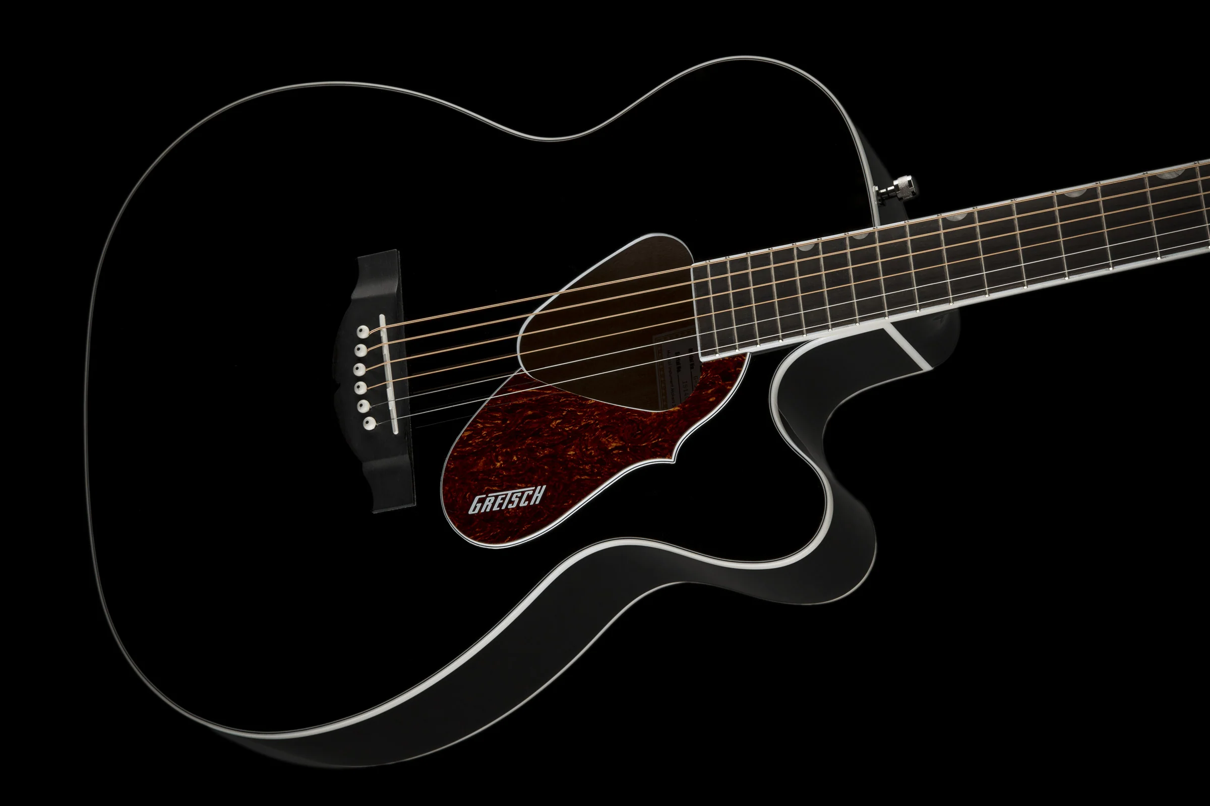 Gretsch G5013CE Rancher Jr. Cutaway Acoustic Electric Fishman Pickup System Black - Image 5