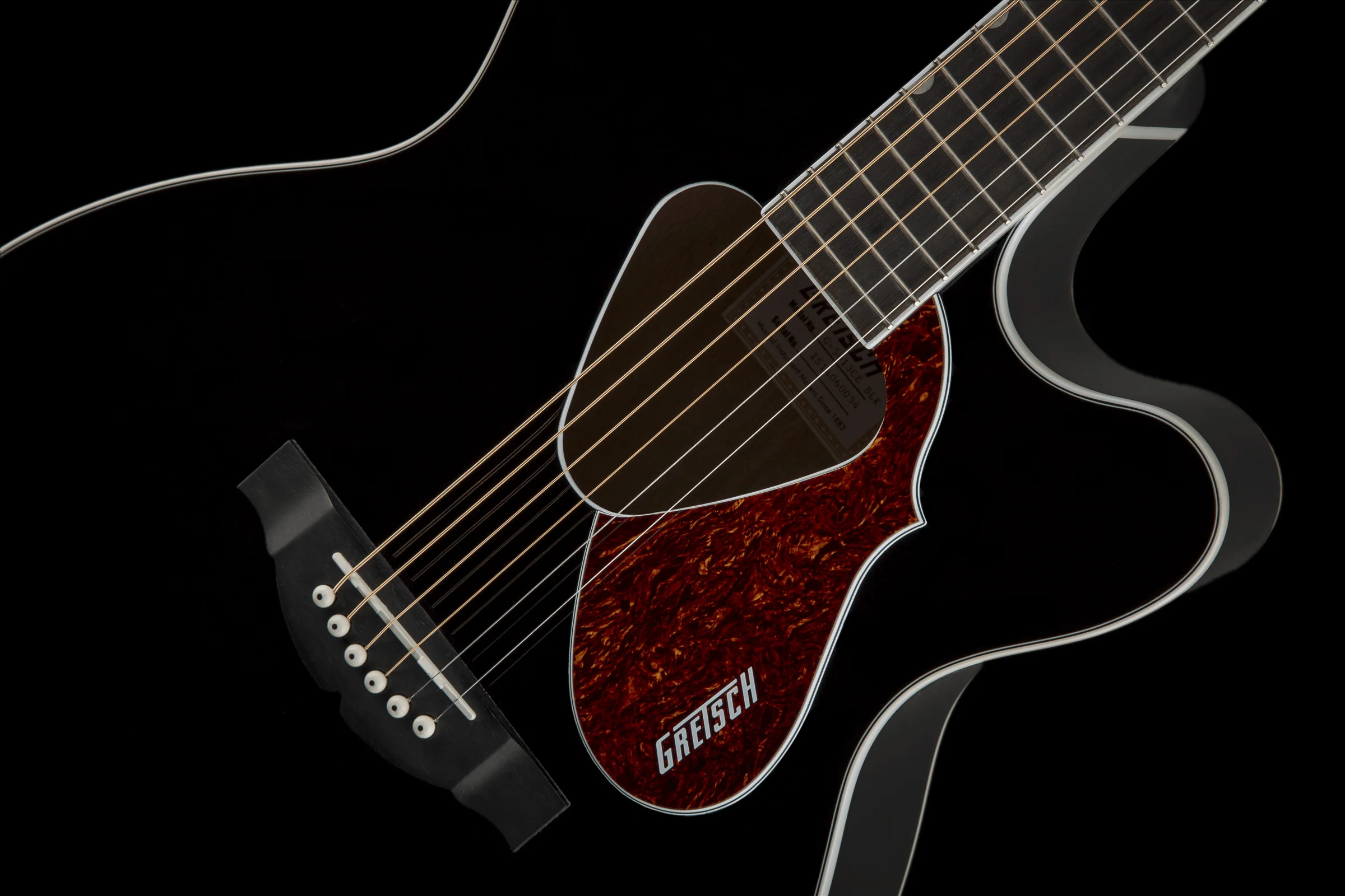 Gretsch G5013CE Rancher Jr. Cutaway Acoustic Electric Fishman Pickup System Black - Image 6