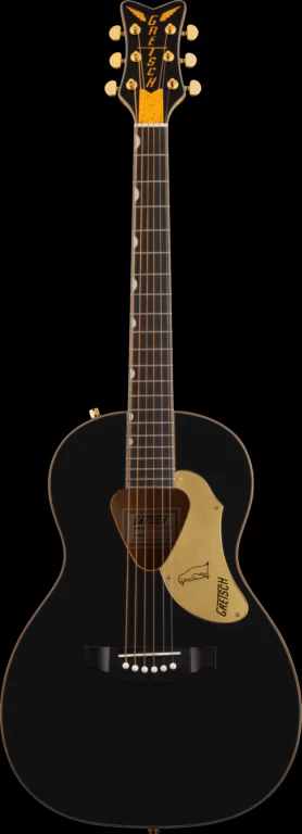 Gretsch G5021E Rancher Penguin Parlor Black Acoustic Electric Guitar - Image 3