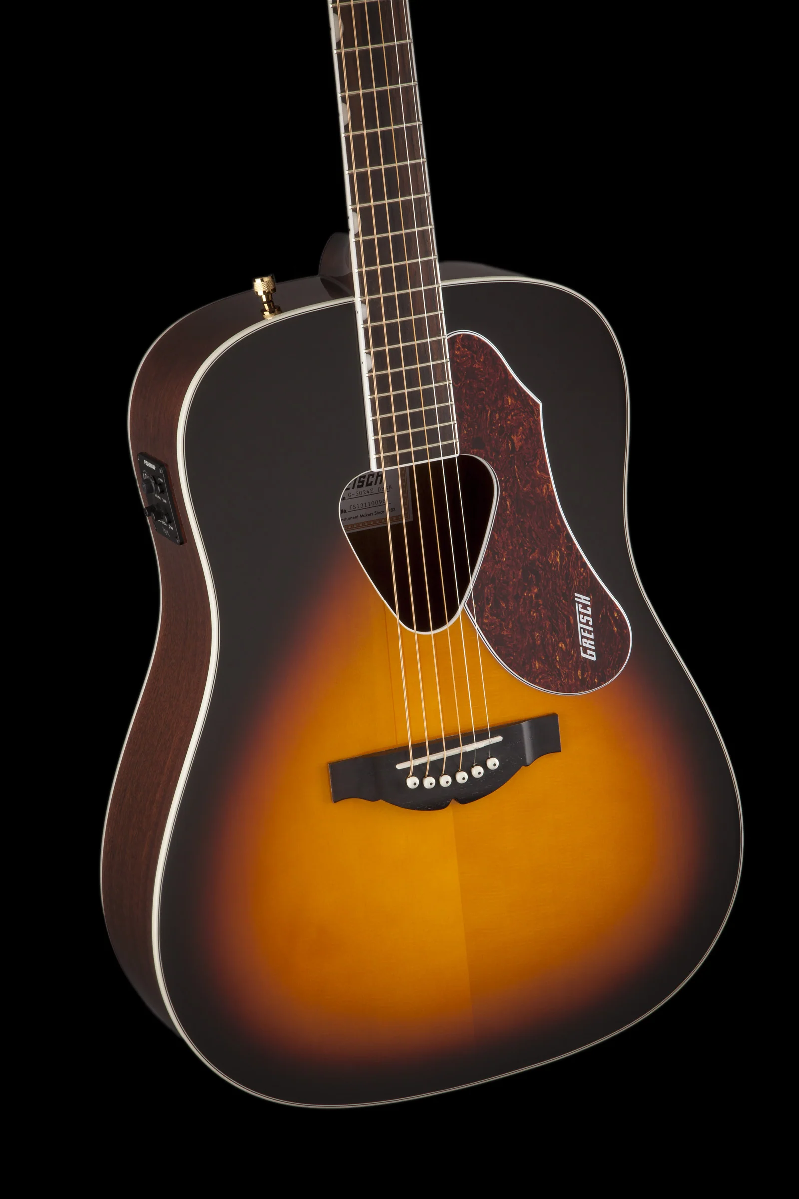 Gretsch G5024E Rancher Dreadnought Electric Fishman Pickup System Sunburst Acoustic Electric Guitar - Image 5