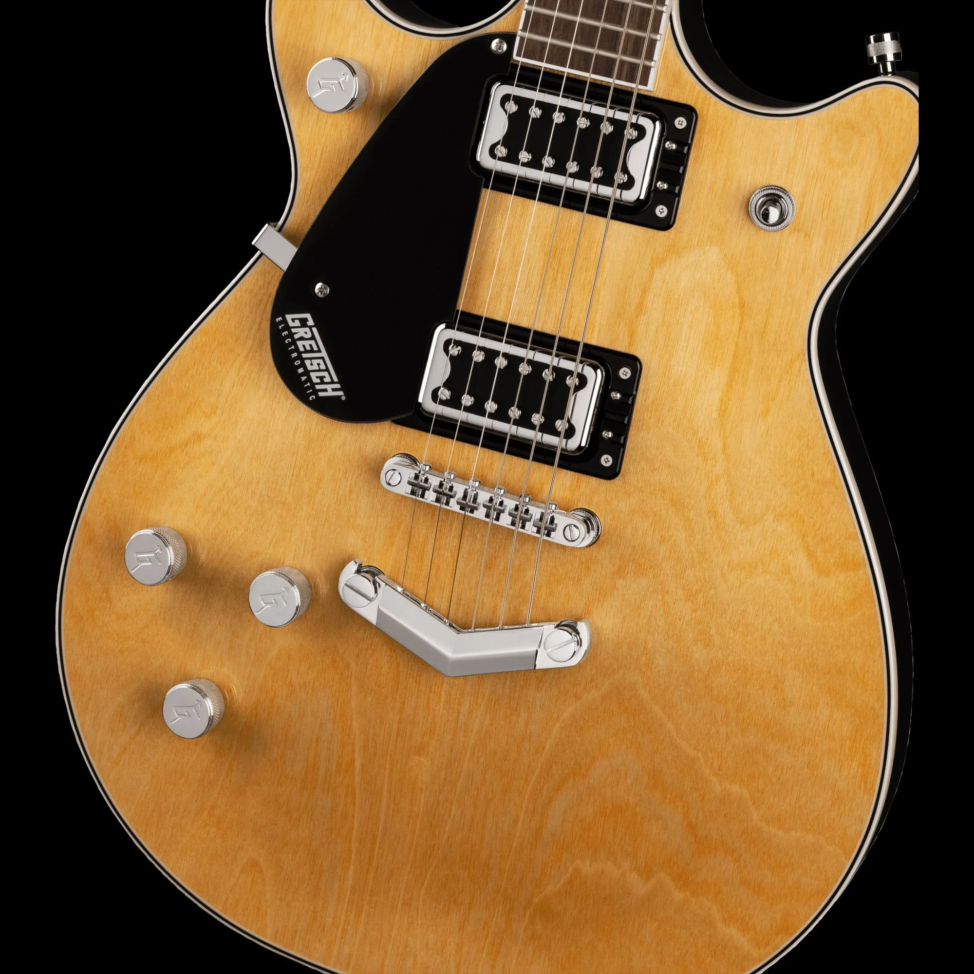 Gretsch G5222LH Electromatic Double Jet BT with V-Stoptail Left-Handed Natural - Image 4