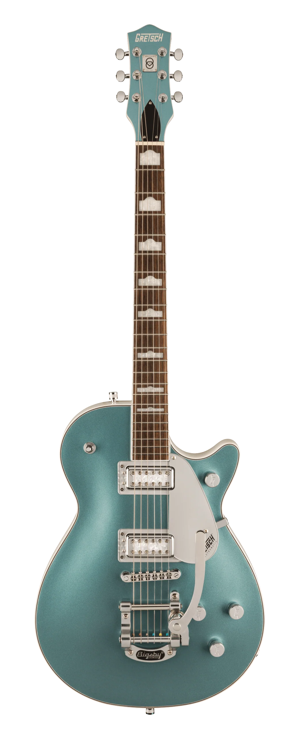 Gretsch G5230T-140 Electromatic 140th Double Platinum Jet Two-Tone Stone Platinum/Pearl Platinum - Image 2