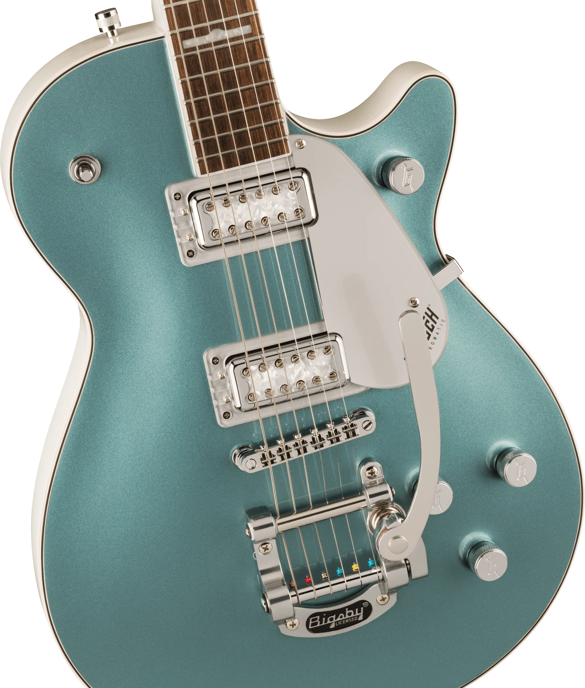 Gretsch G5230T-140 Electromatic 140th Double Platinum Jet Two-Tone Stone Platinum/Pearl Platinum - Image 3
