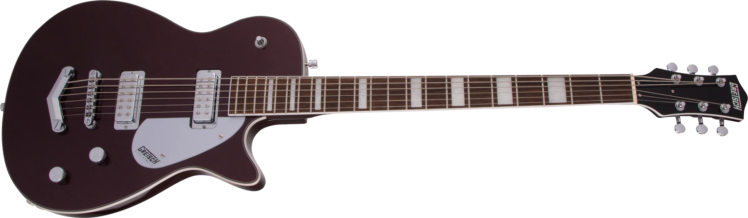 Gretsch G5260 Electromatic Jet Baritone with V-Stoptail Laurel Fingerboard Dark Cherry Metallic Electric Guitar - Image 3