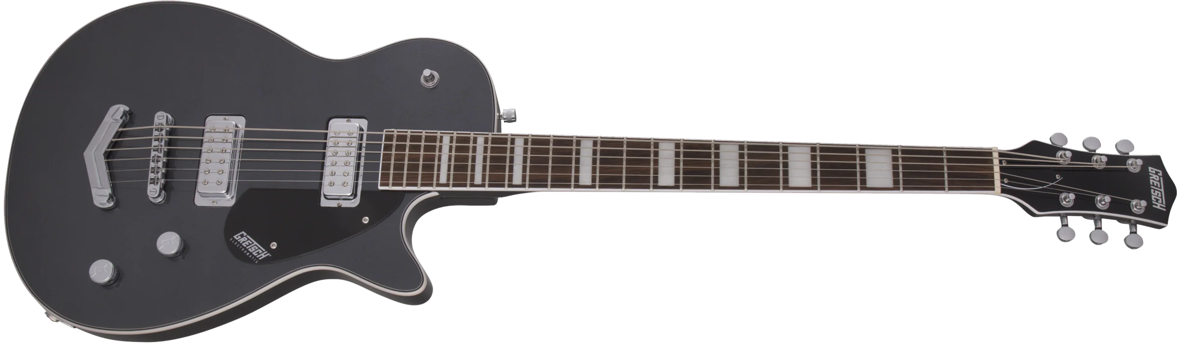 Gretsch G5260 Electromatic Jet Baritone V-Stoptail London Grey Electric Guitar - Image 3