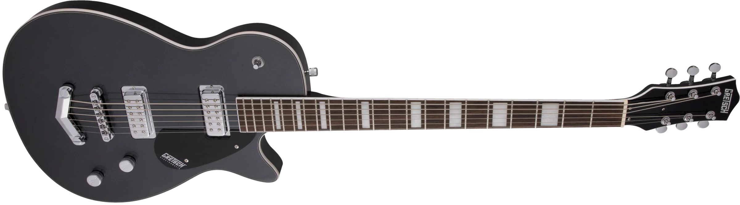 Gretsch G5260 Electromatic Jet Baritone V-Stoptail London Grey Electric Guitar - Image 4