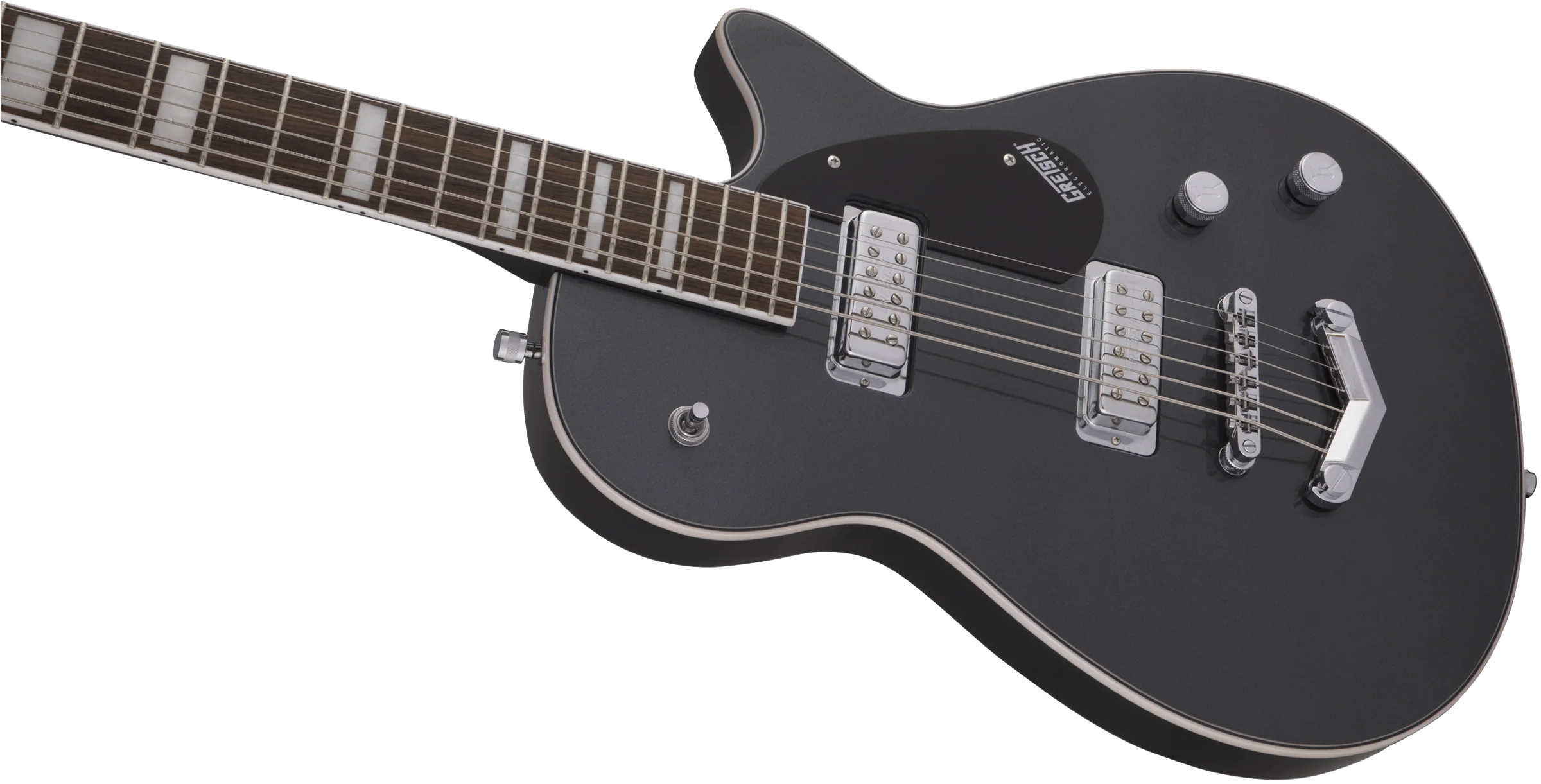 Gretsch G5260 Electromatic Jet Baritone V-Stoptail London Grey Electric Guitar - Image 7