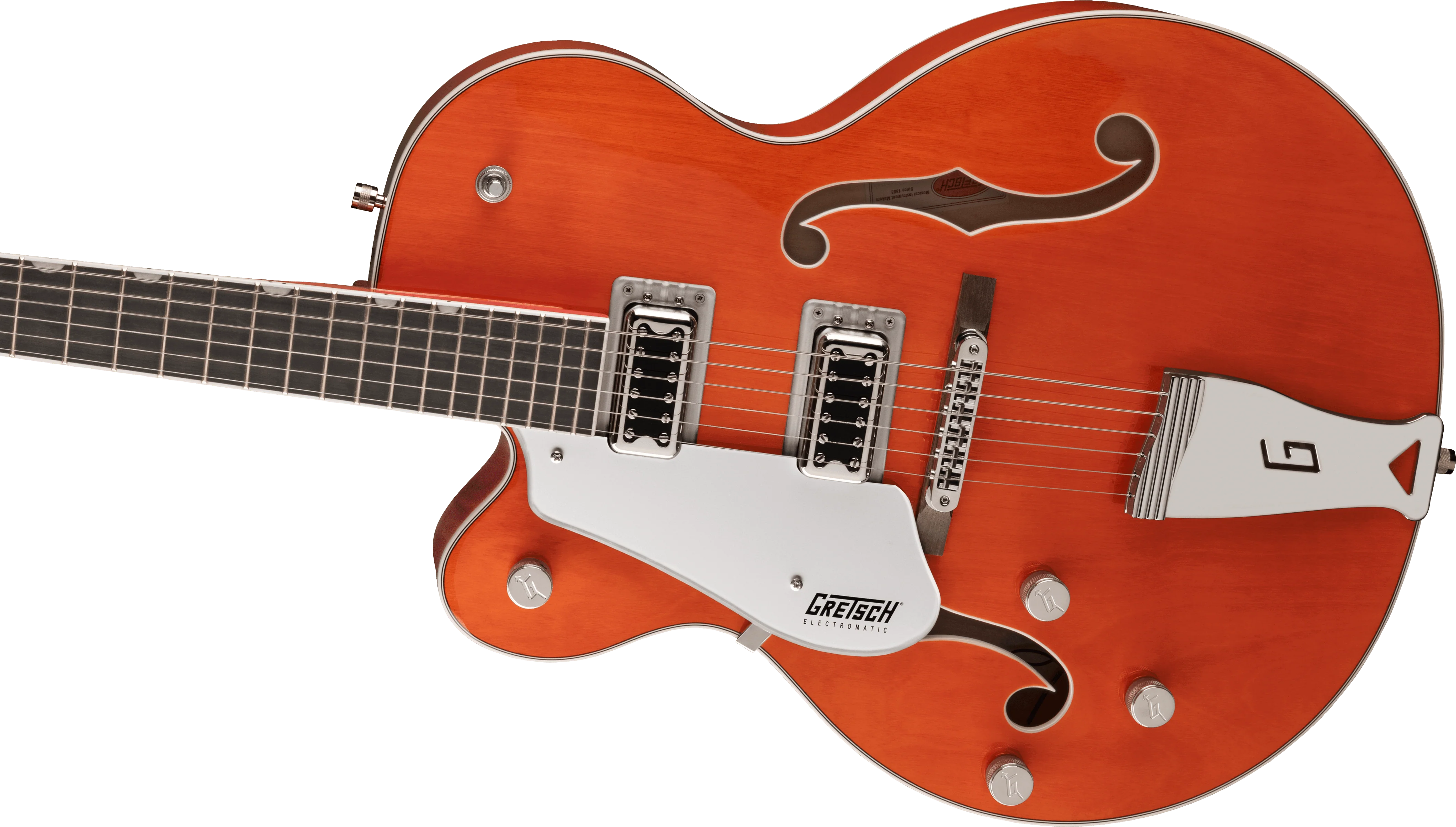 Gretsch G5420LH Electromatic Classic Hollow Body Single-Cut Left-Handed Orange Stain Electric Guitar - Image 4