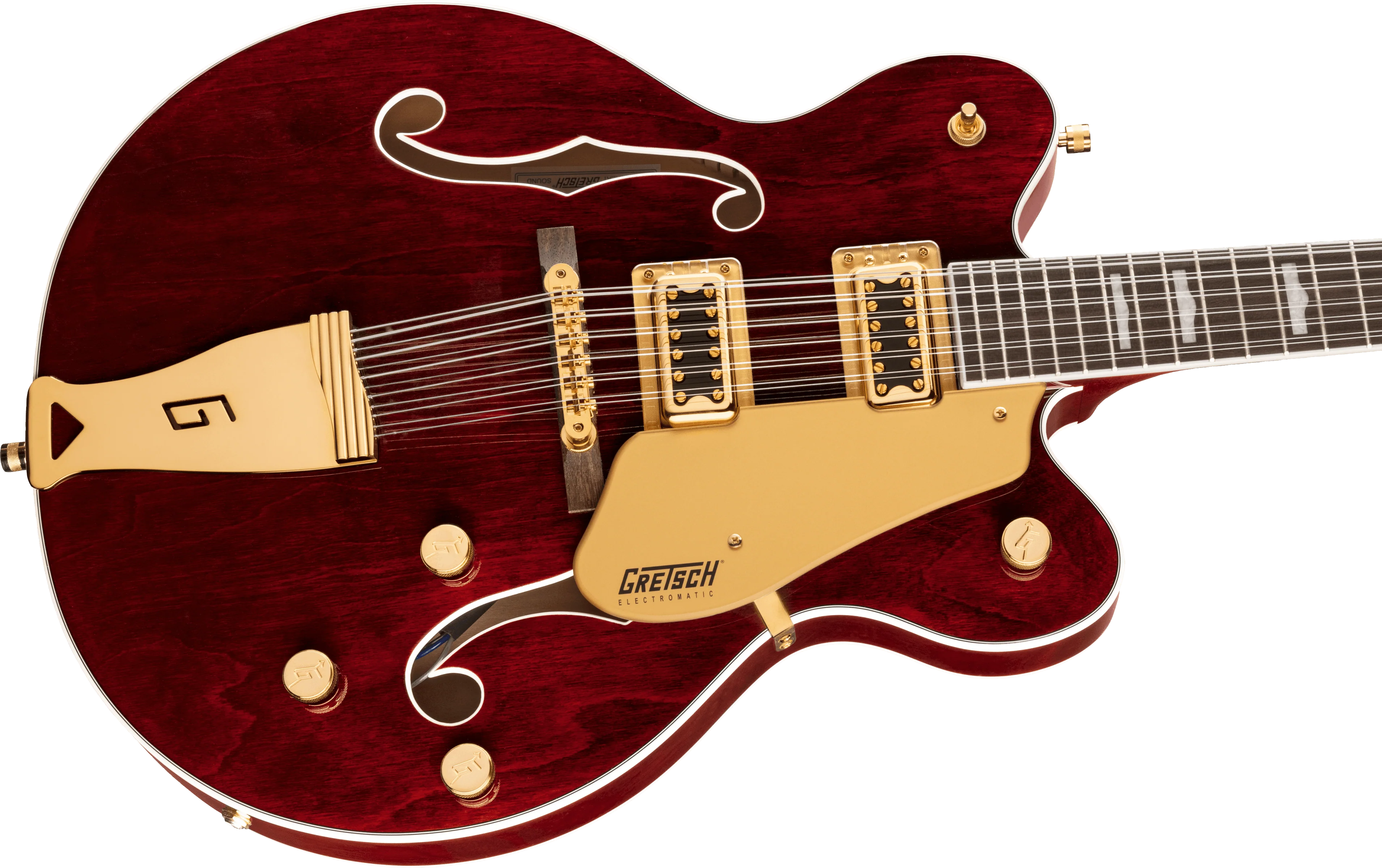 Gretsch G5422G-12 Electromatic Classic Hollow Body Double-Cut 12-String Walnut Stain Electric Guitar - Image 3
