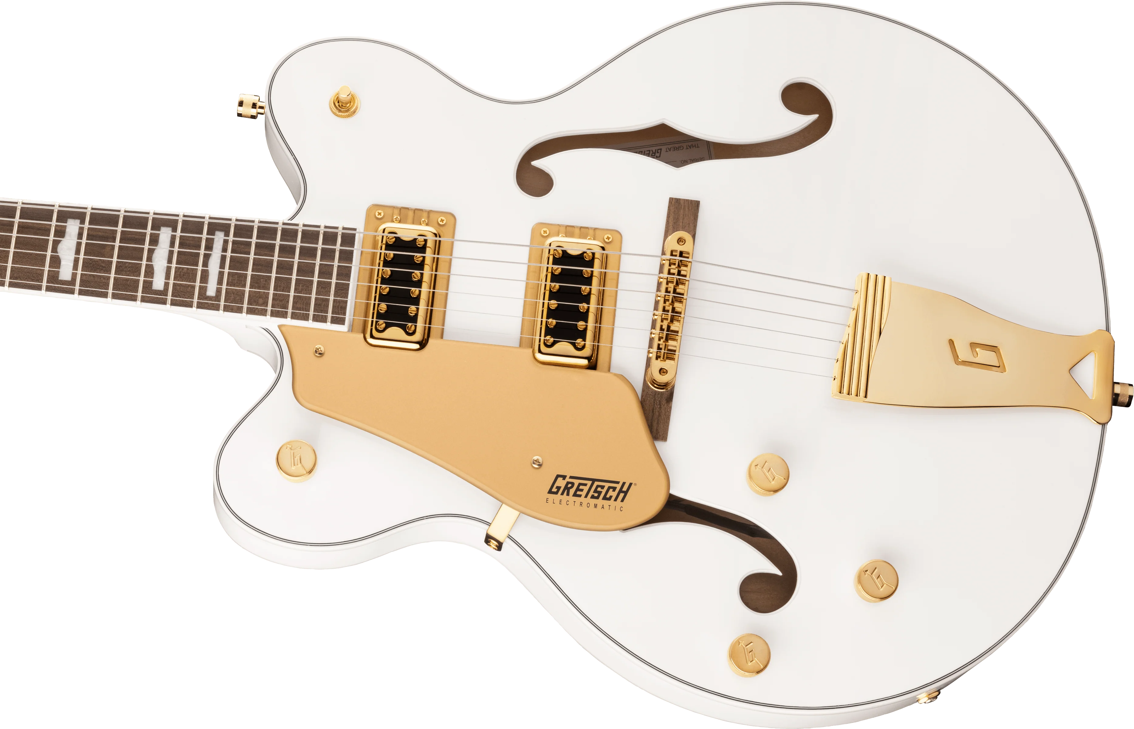Gretsch G5422GLH Electromatic Classic Hollow Body Double-Cut Left-Handed Snowcrest White - Image 3
