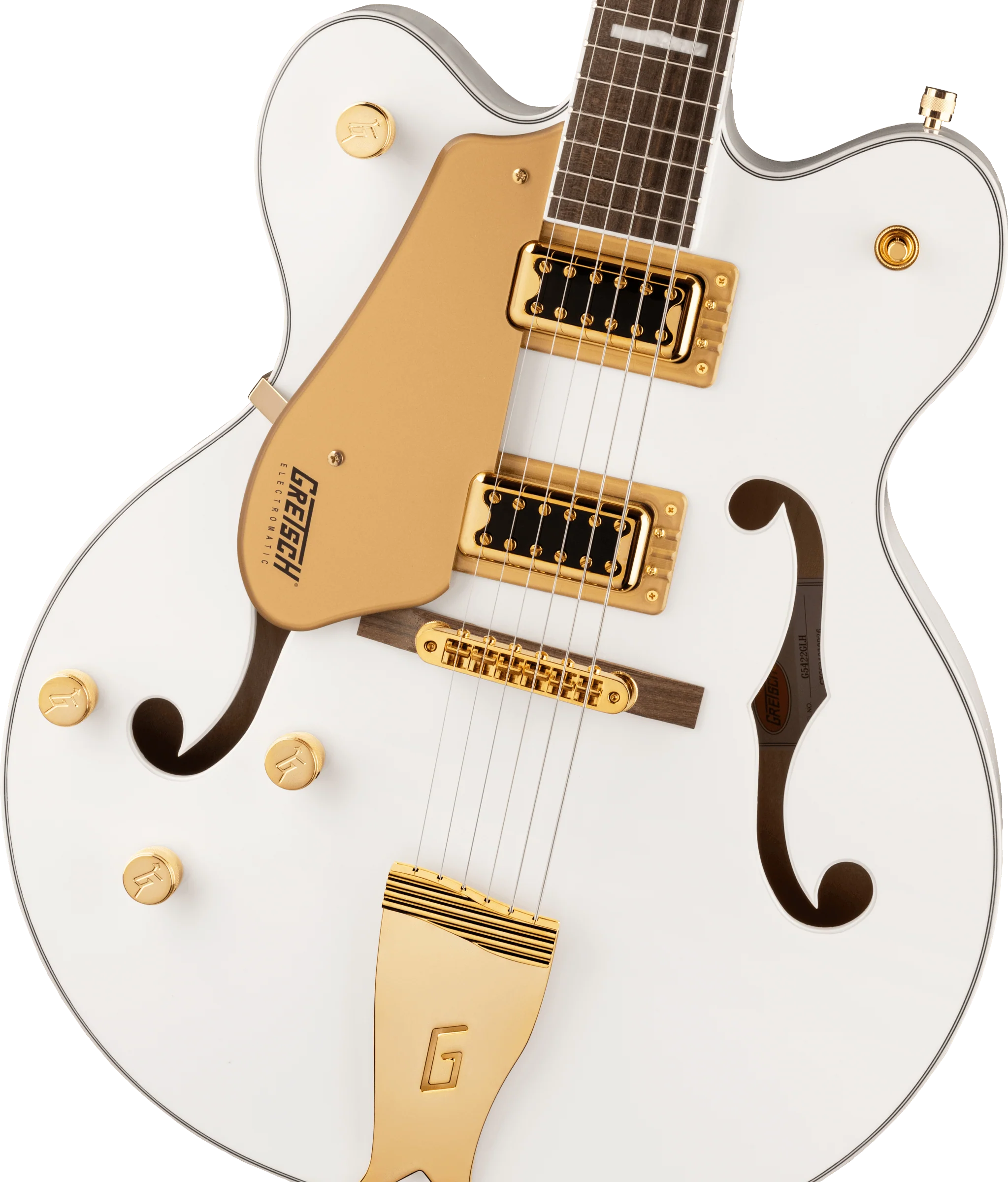 Gretsch G5422GLH Electromatic Classic Hollow Body Double-Cut Left-Handed Snowcrest White - Image 4