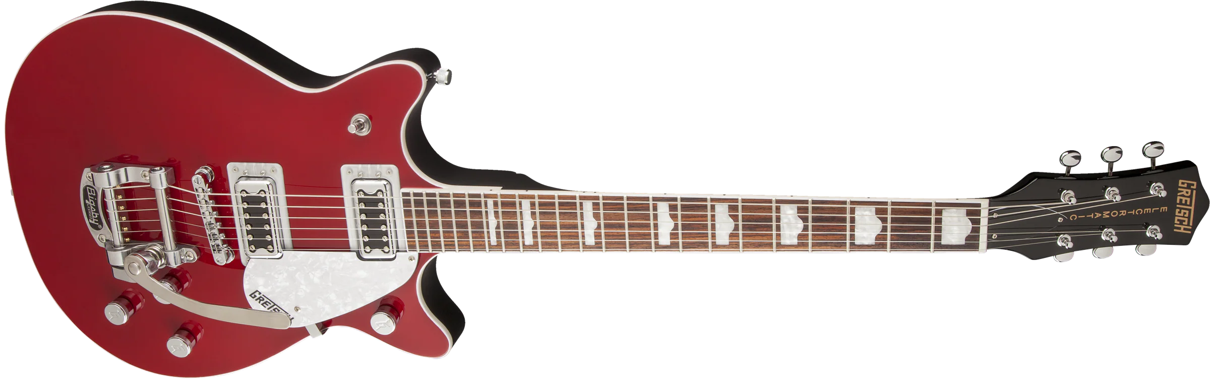 DISC - Gretsch G5441T Electromatic Double Jet with Bigsby - Firebird Red - Image 3