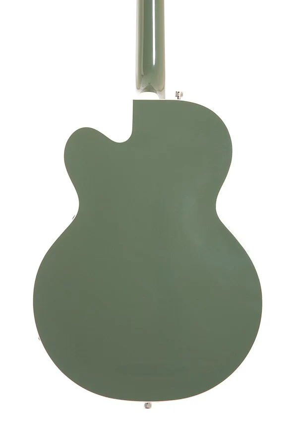 DISC - Gretsch G6118T Anniversary Rosewood Fingerboard Two-Tone Smoke Green with Bigsby - Image 3