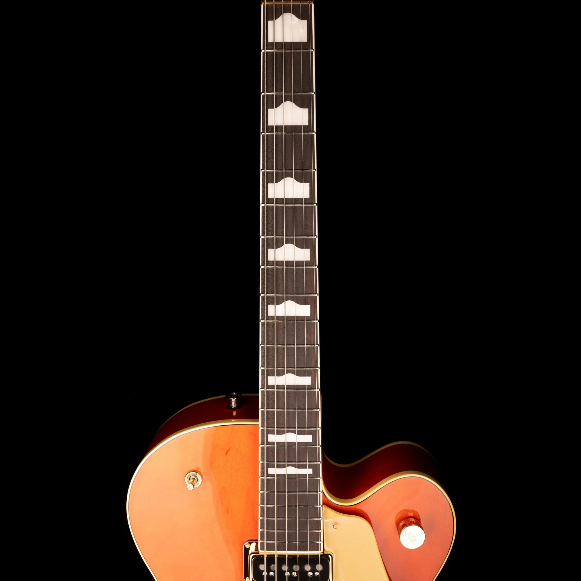 Gretsch G6120DE Duane Eddy Signature Hollow Body with Bigsby Desert Sunrise - Serial # JT23124750 - Demo - Image 12