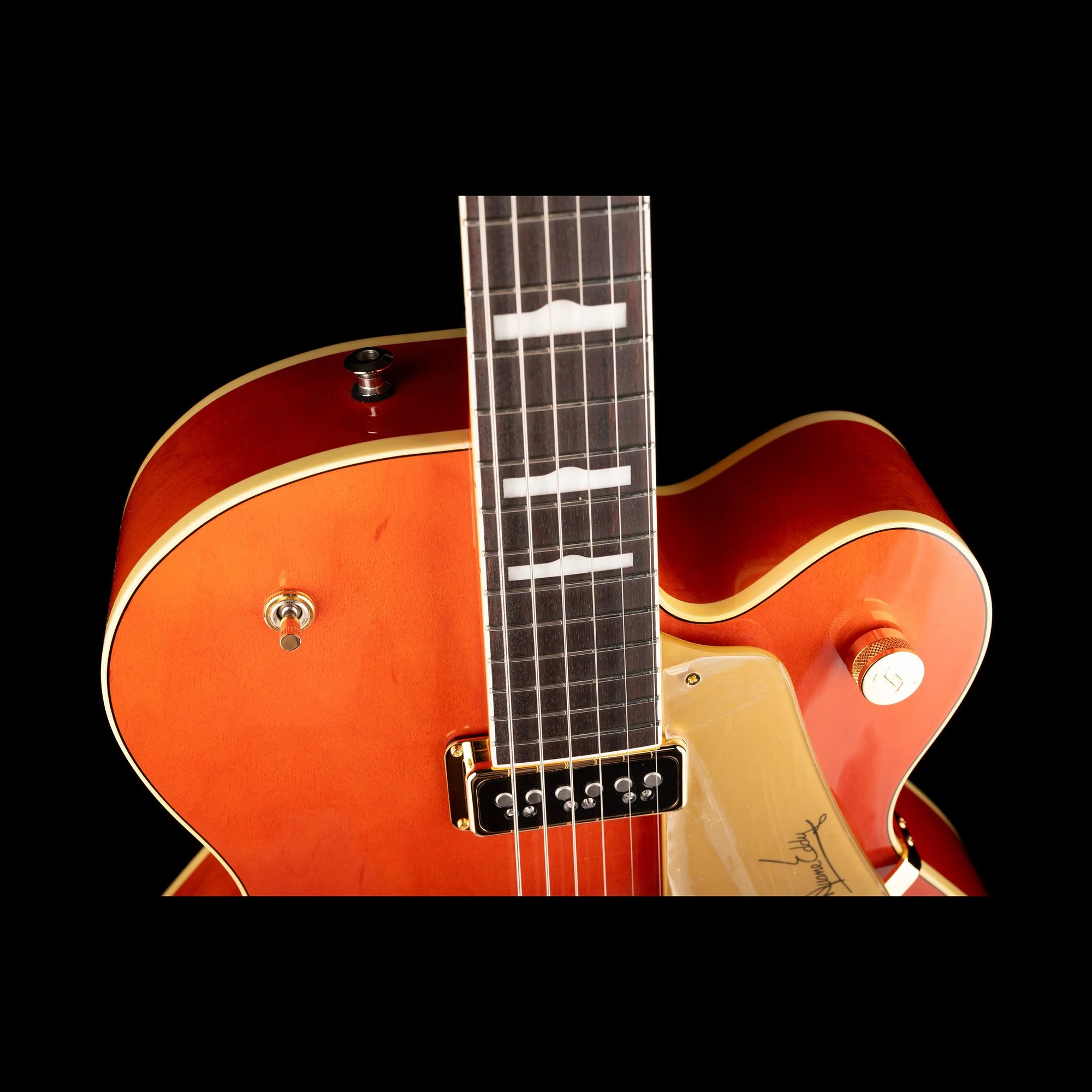 Gretsch G6120DE Duane Eddy Signature Hollow Body with Bigsby Desert Sunrise - Serial # JT23124750 - Demo - Image 3