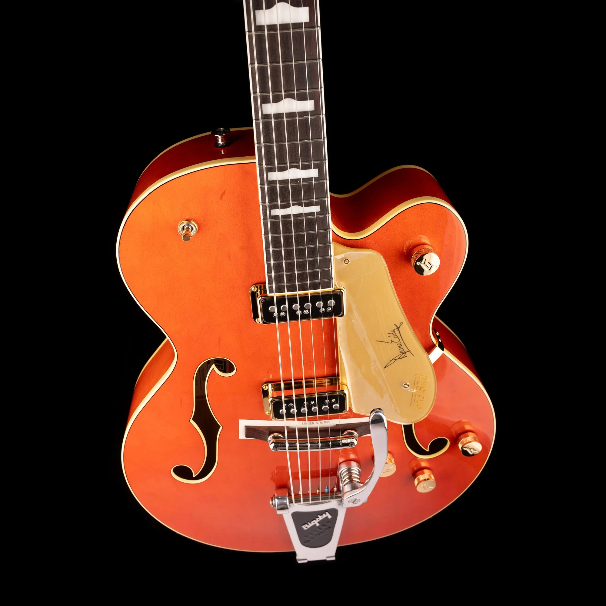 Gretsch G6120DE Duane Eddy Signature Hollow Body with Bigsby Desert Sunrise - Serial # JT23124750 - Demo - Image 4