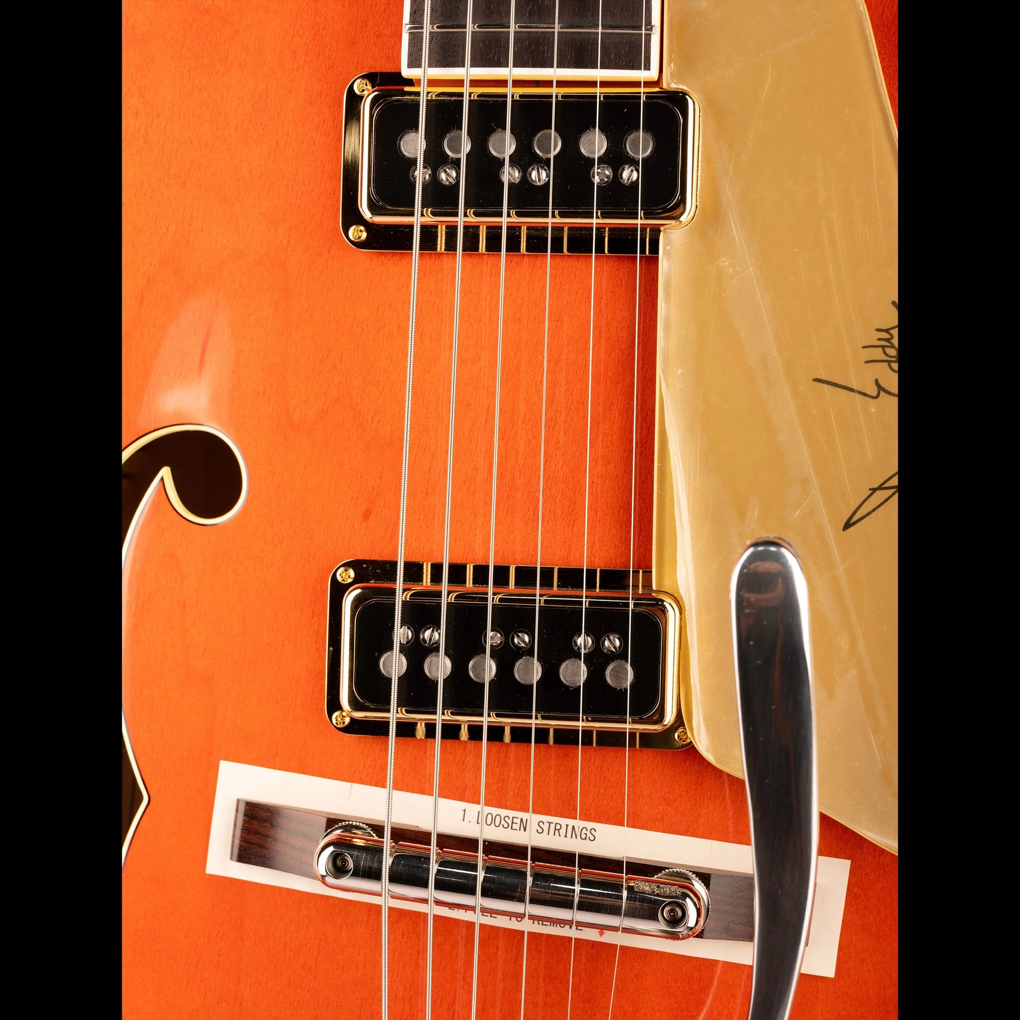 Gretsch G6120DE Duane Eddy Signature Hollow Body with Bigsby Desert Sunrise - Serial # JT23124750 - Demo - Image 7