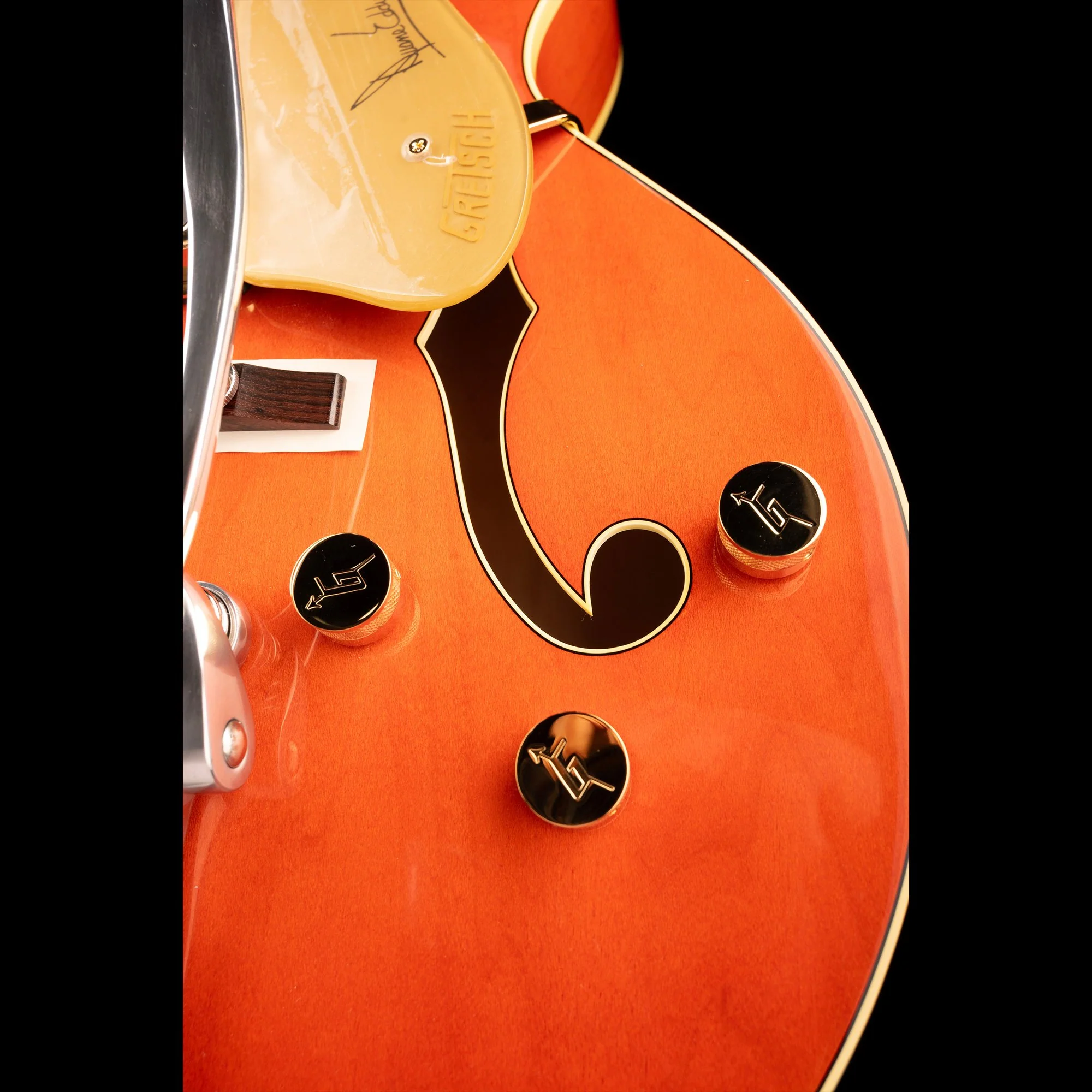 Gretsch G6120DE Duane Eddy Signature Hollow Body with Bigsby Desert Sunrise - Serial # JT23124750 - Demo - Image 8