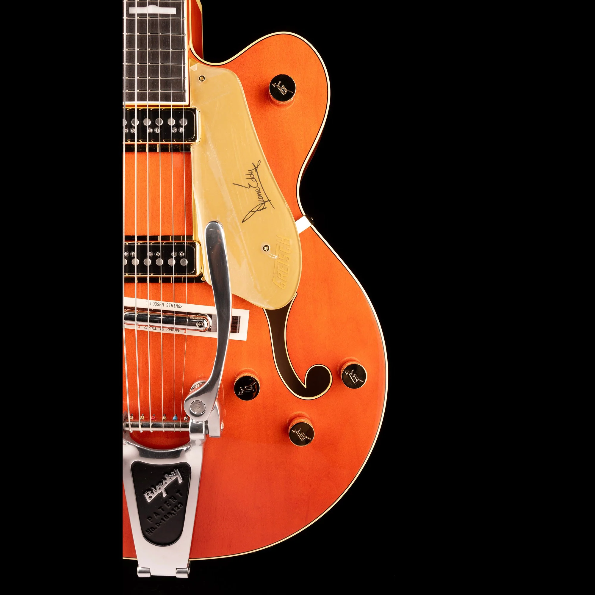 Gretsch G6120DE Duane Eddy Signature Hollow Body with Bigsby Desert Sunrise - Serial # JT23124750 - Demo - Image 9