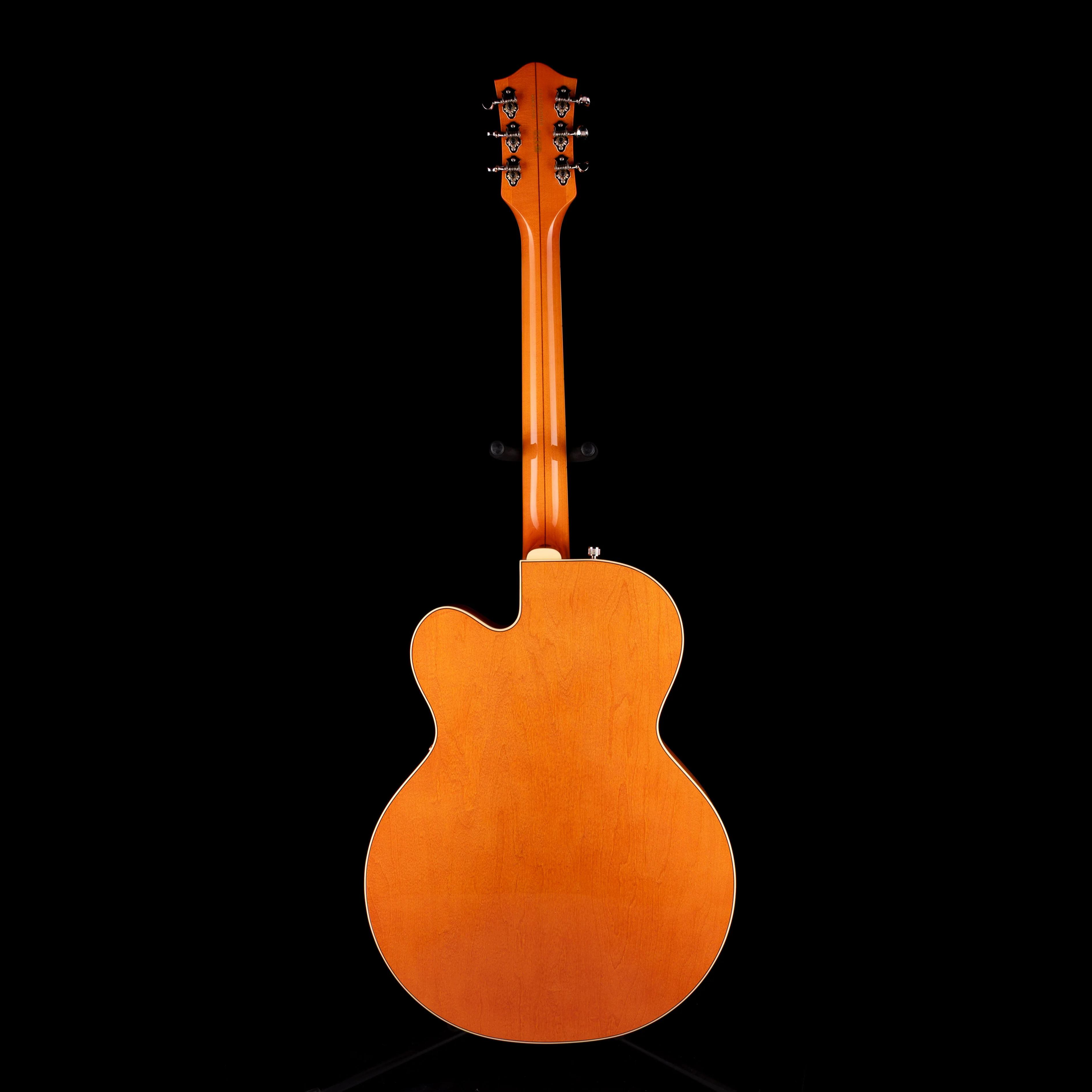Gretsch G6120T-59 Vintage Select '59 Chet Atkins Hollow Body Lacquer Vintage Orange Stain with Case - Image 10