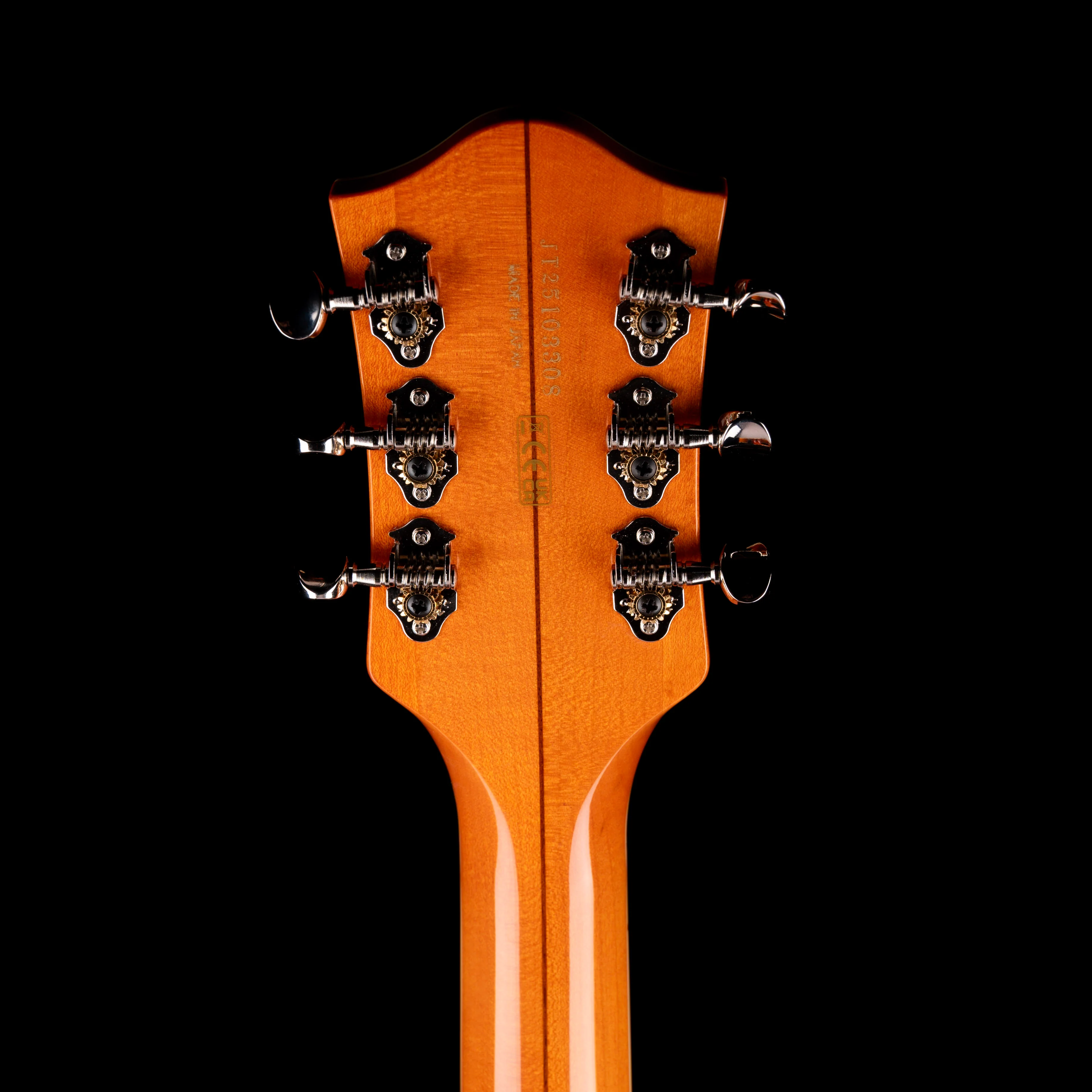 Gretsch G6120T-59 Vintage Select '59 Chet Atkins Hollow Body Lacquer Vintage Orange Stain with Case - Image 14