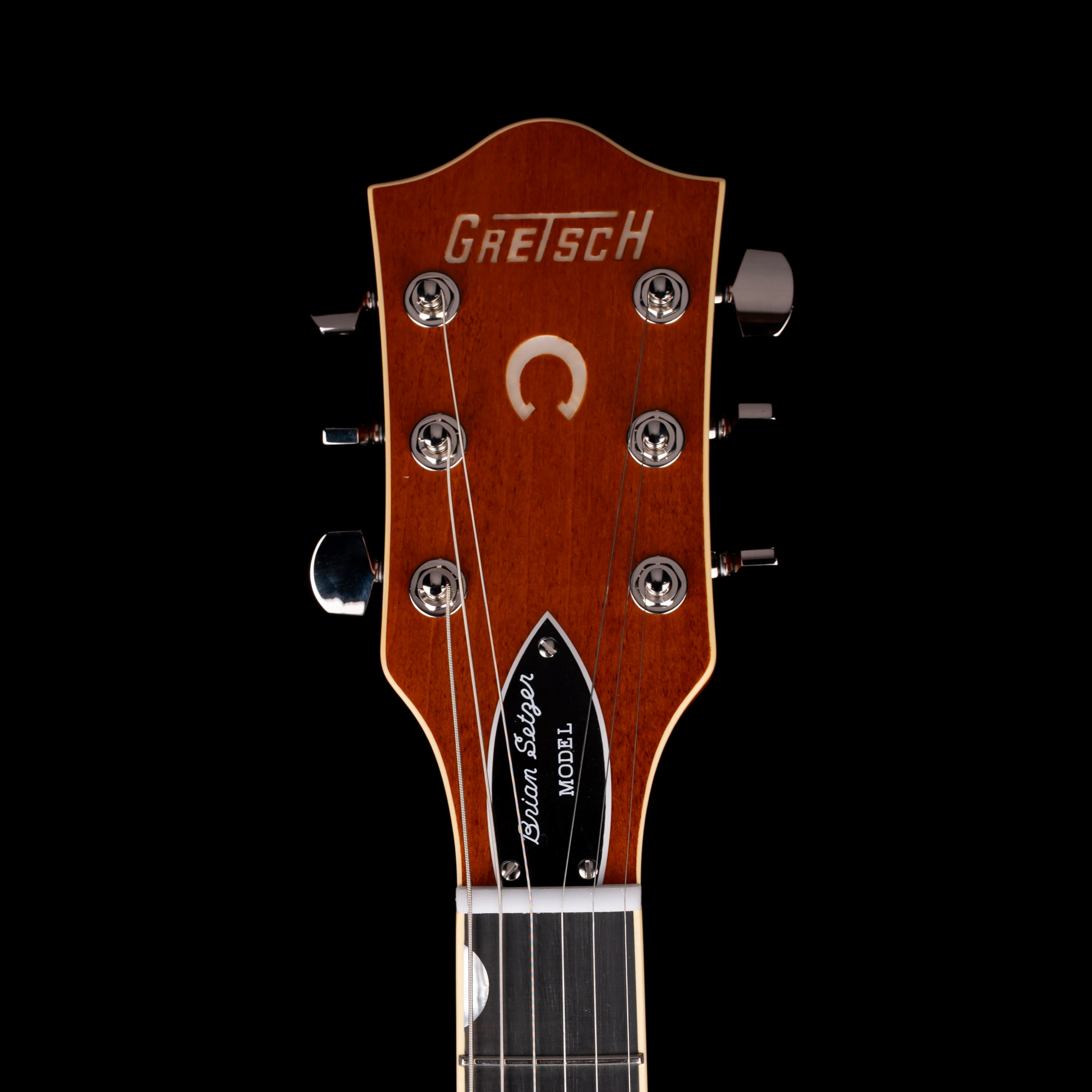 Gretsch G6120T-BSSMK Brian Setzer Signature Nashville Hollow Body '59 "Smoke" Orange with Case - Image 14