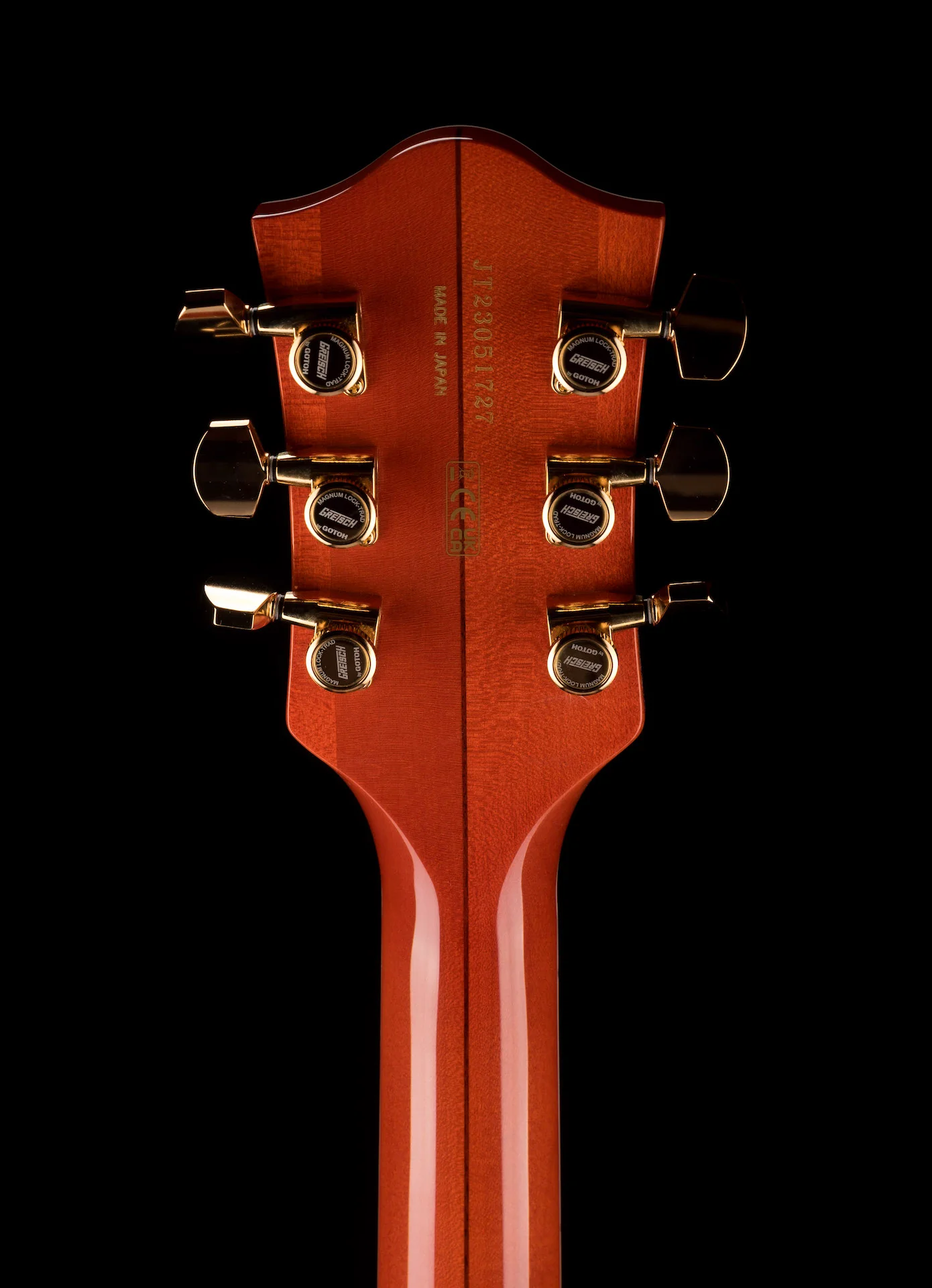 Gretsch G6120TG Players Edition Nashville Hollow Body with Bigsby Orange Stain with Case - Image 18