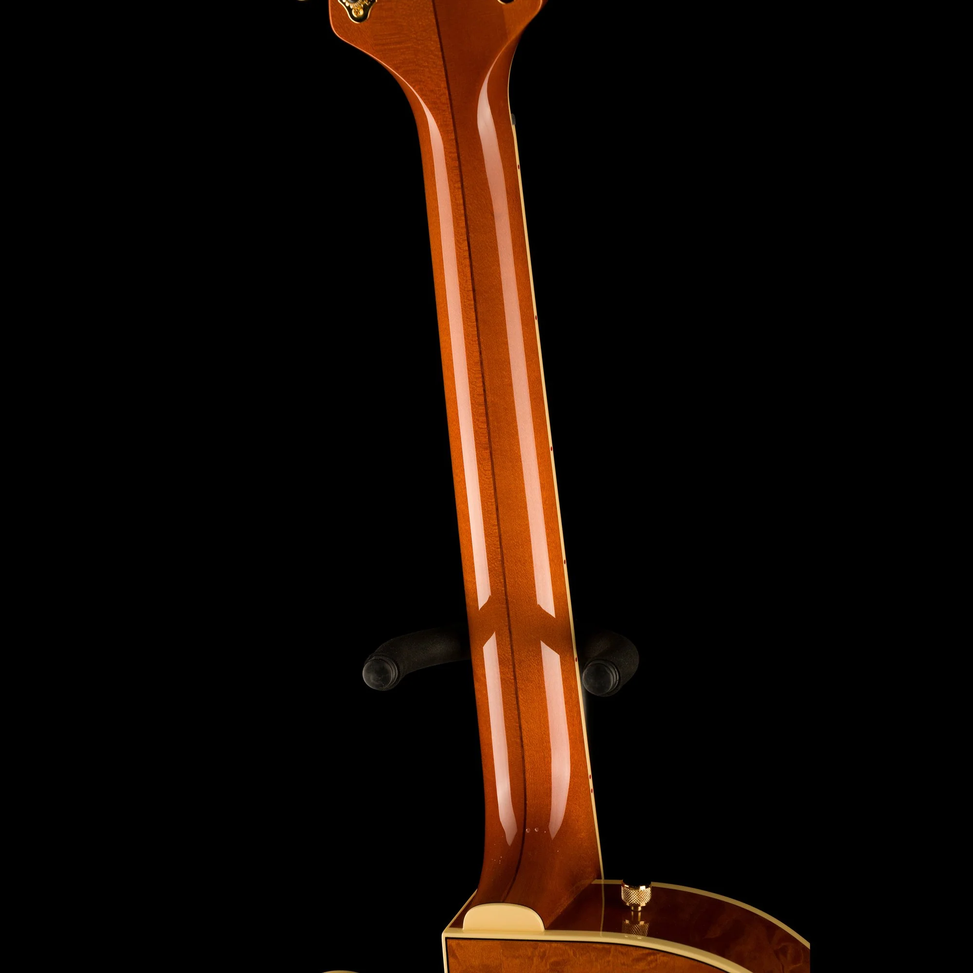 Gretsch G6120TGQM-56 Limited Edition Quilt Classic Chet Atkins Hollow Body with Bigsby Roundup Orange Stain Lacquer - Image 18