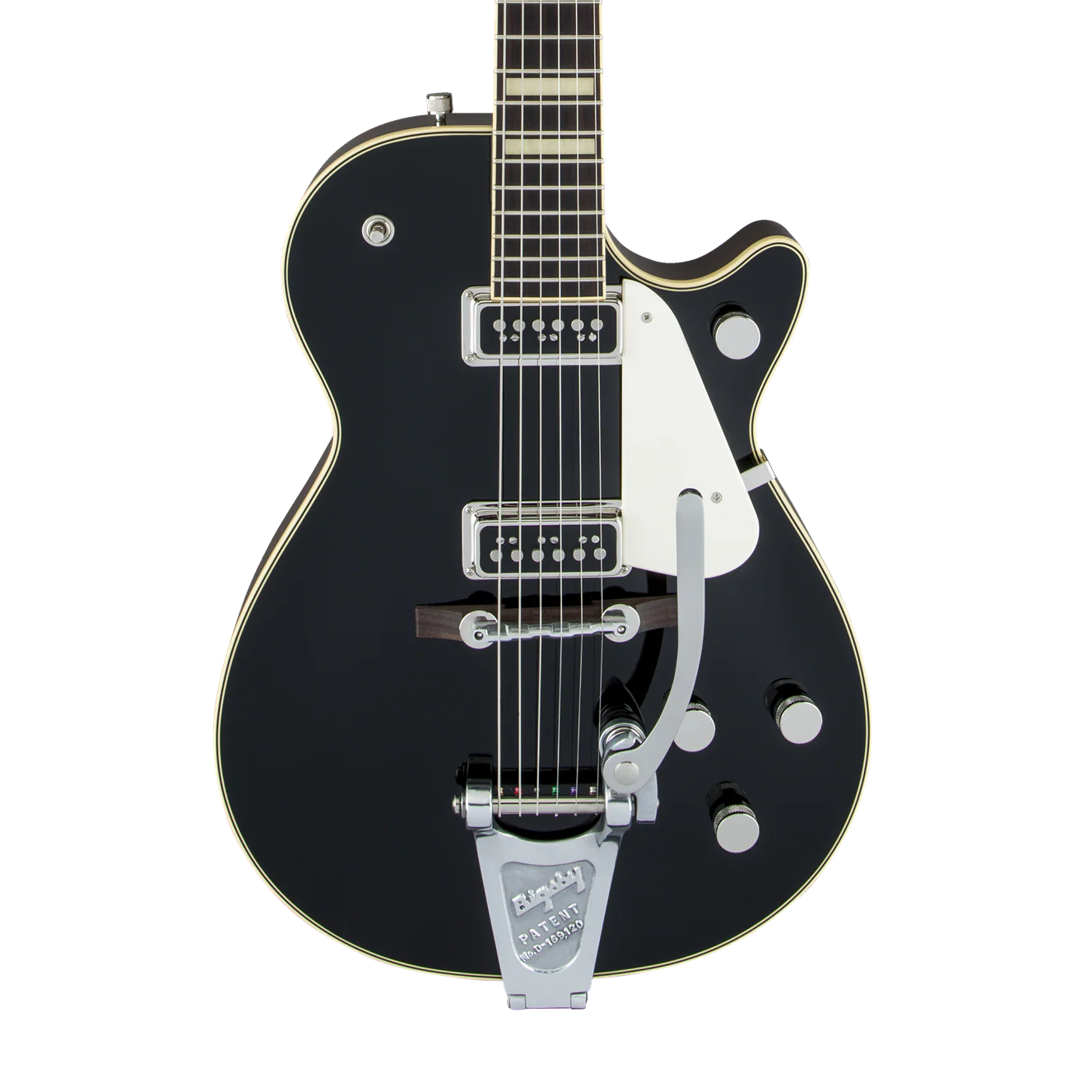 Gretsch G6128T-53 Vintage Select ’53 Duo Jet with Bigsby TV Jones Black Electric Guitar