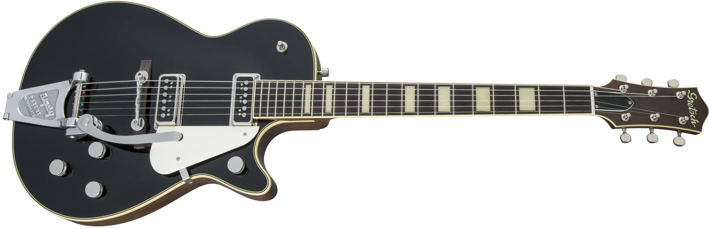 Gretsch G6128T-53 Vintage Select ’53 Duo Jet with Bigsby TV Jones Black Electric Guitar - Image 4
