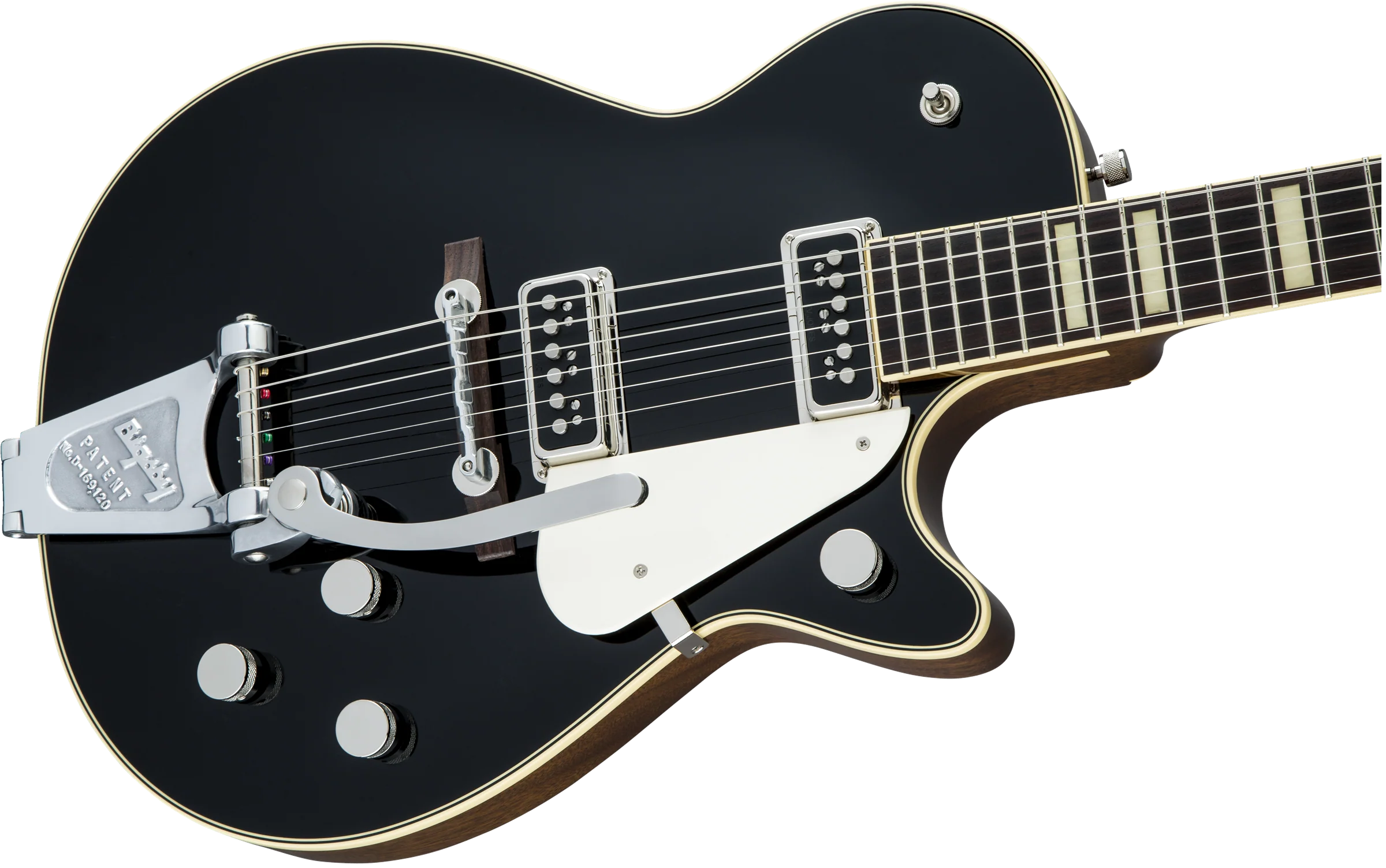 Gretsch G6128T-53 Vintage Select ’53 Duo Jet with Bigsby TV Jones Black Electric Guitar - Image 6