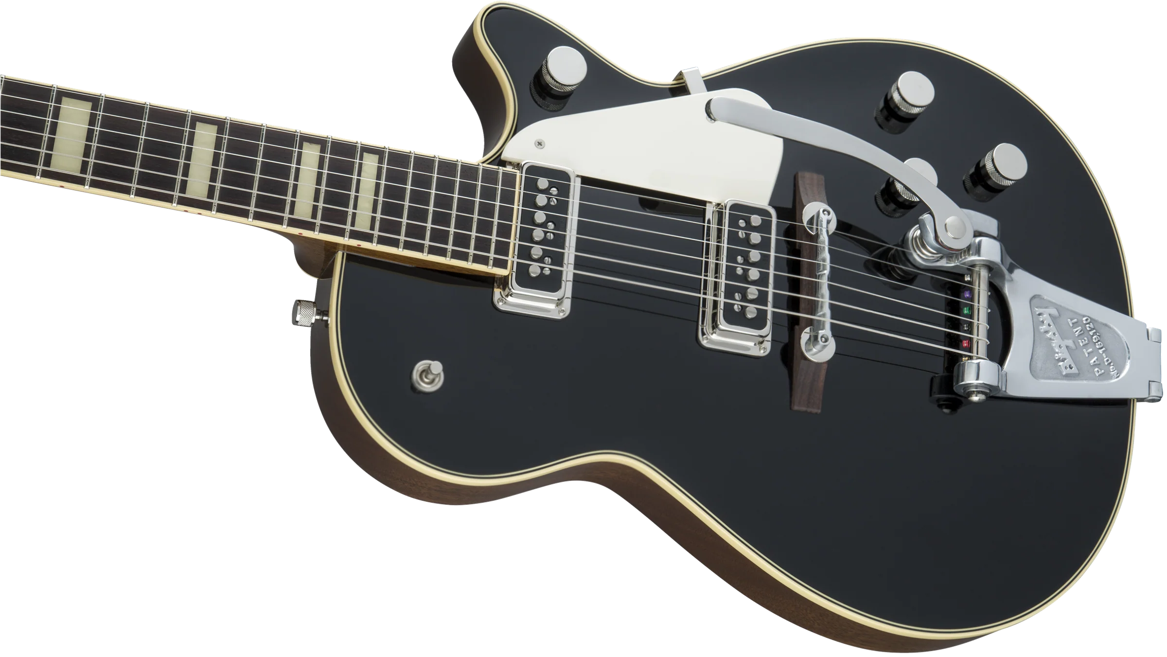 Gretsch G6128T-53 Vintage Select ’53 Duo Jet with Bigsby TV Jones Black Electric Guitar - Image 7