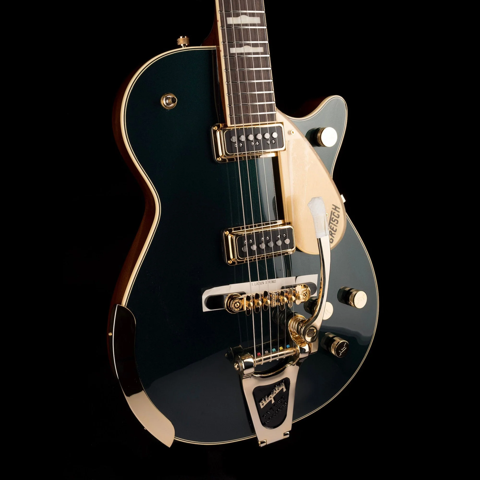 Gretsch G6128T-57 Vintage Select ’57 Duo Jet With Bigsby TV Jones Cadillac Green - Serial # JT22093743 - Demo - Image 10