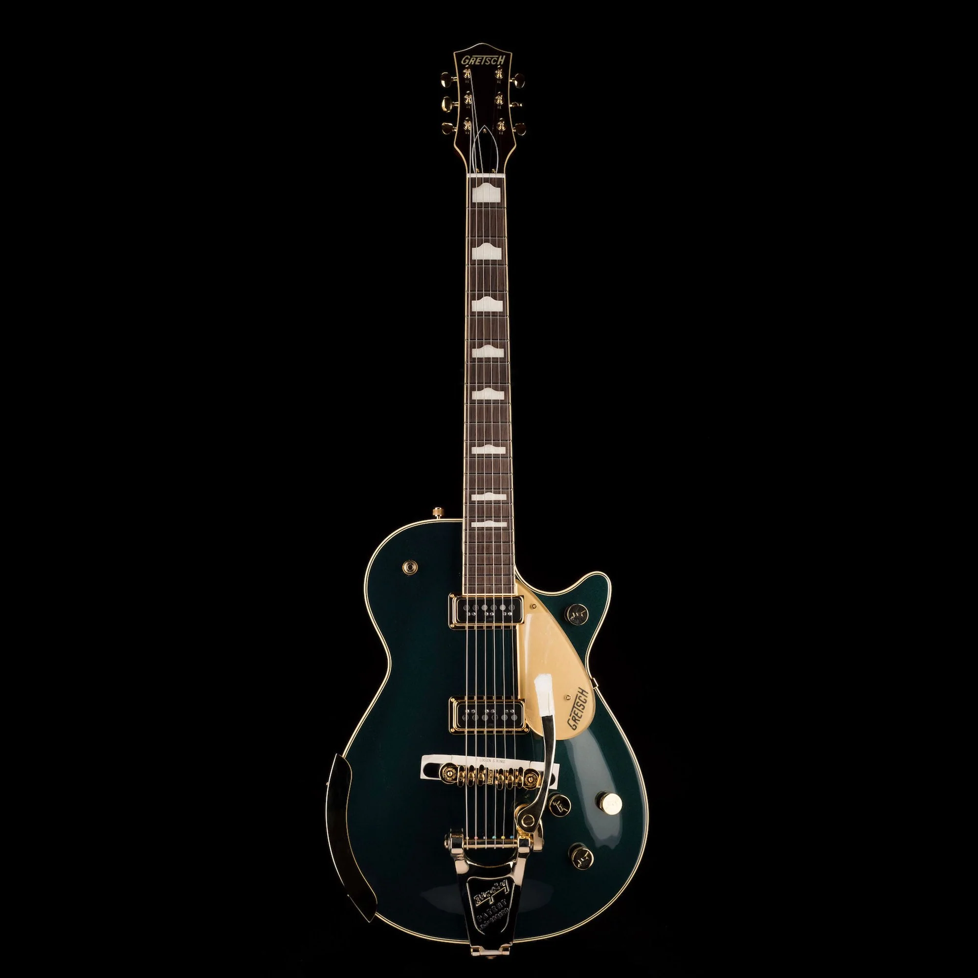 Gretsch G6128T-57 Vintage Select ’57 Duo Jet With Bigsby TV Jones Cadillac Green - Serial # JT22093743 - Demo - Image 2