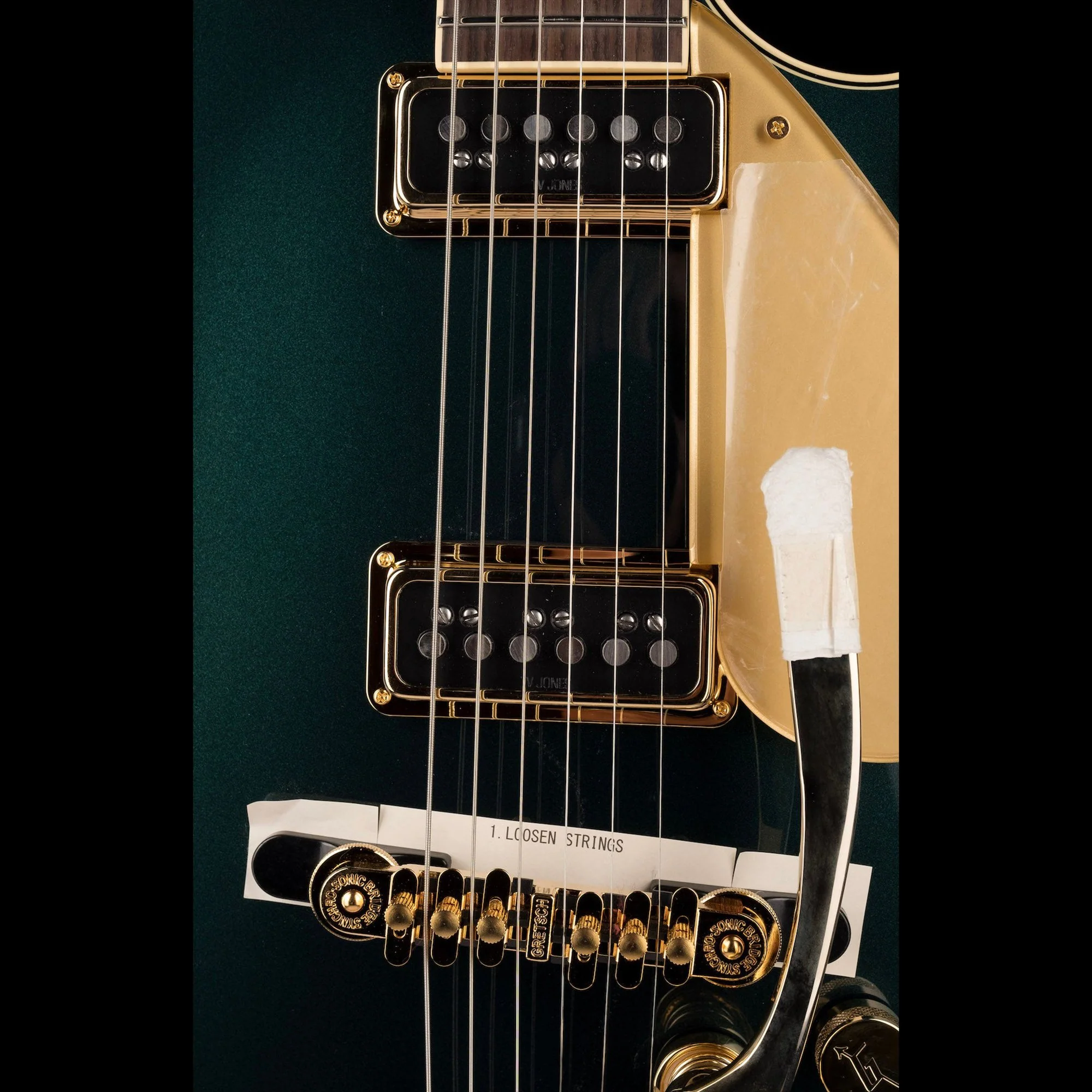 Gretsch G6128T-57 Vintage Select ’57 Duo Jet With Bigsby TV Jones Cadillac Green - Serial # JT22093743 - Demo - Image 7