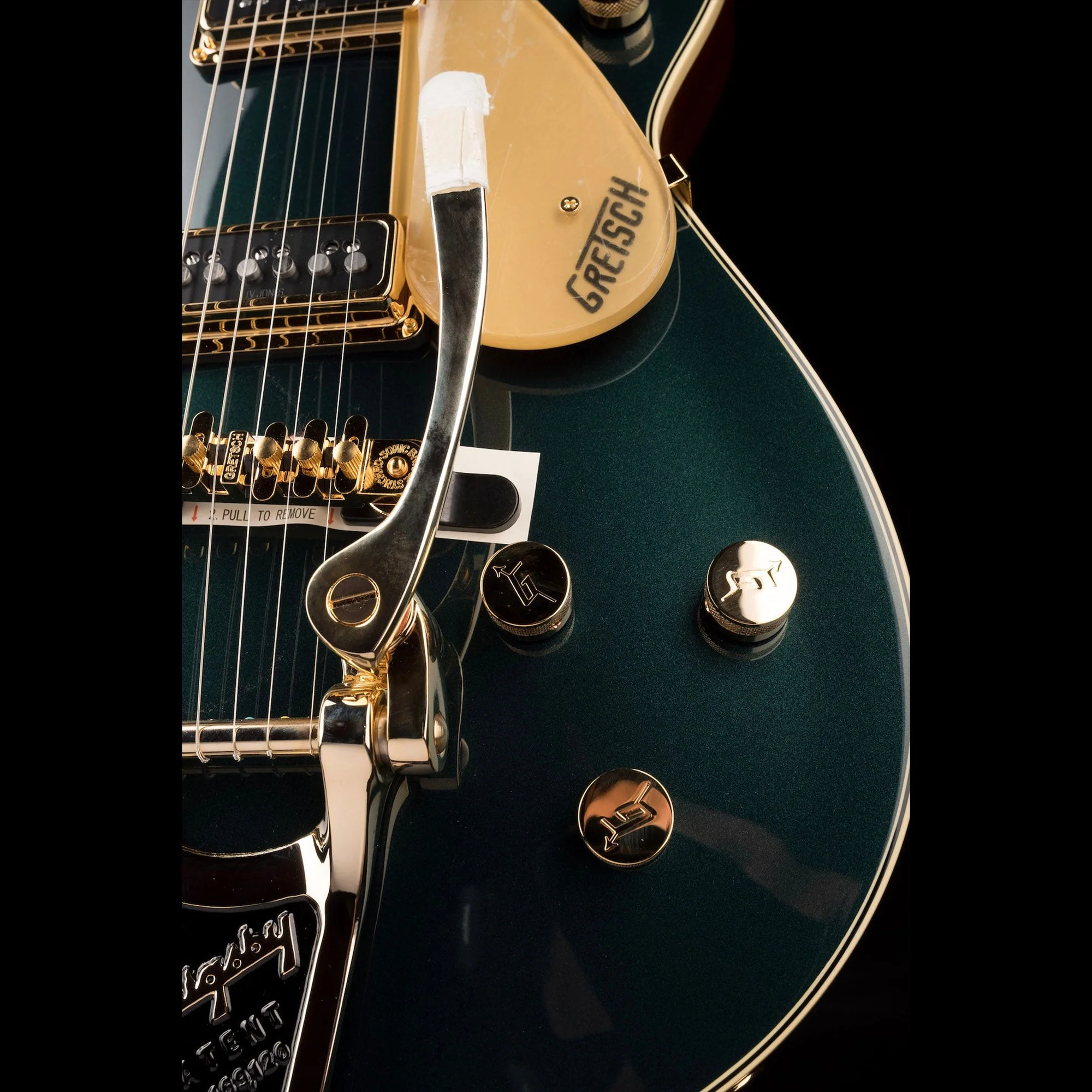 Gretsch G6128T-57 Vintage Select ’57 Duo Jet With Bigsby TV Jones Cadillac Green - Serial # JT22093743 - Demo - Image 8