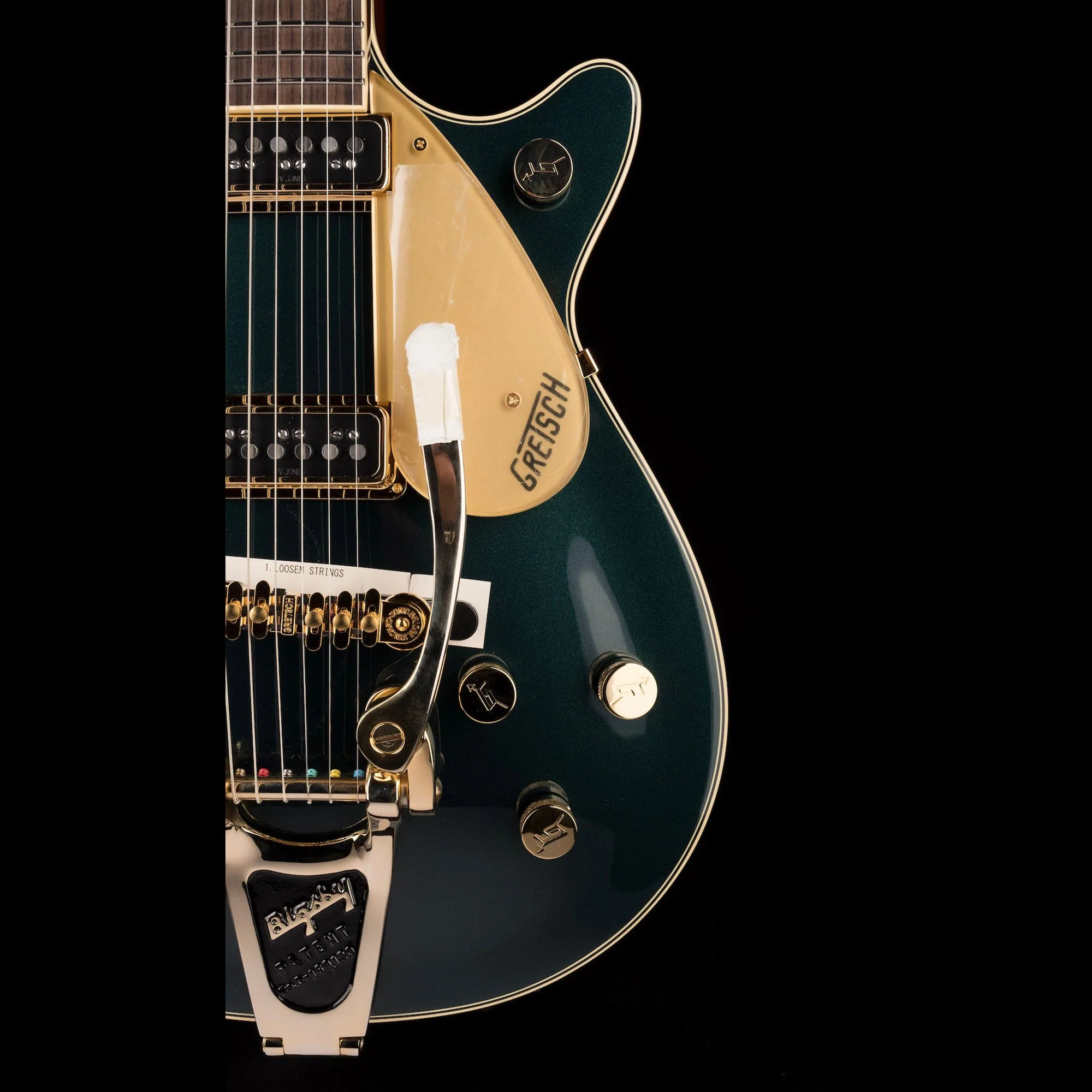 Gretsch G6128T-57 Vintage Select ’57 Duo Jet With Bigsby TV Jones Cadillac Green - Serial # JT22093743 - Demo - Image 9