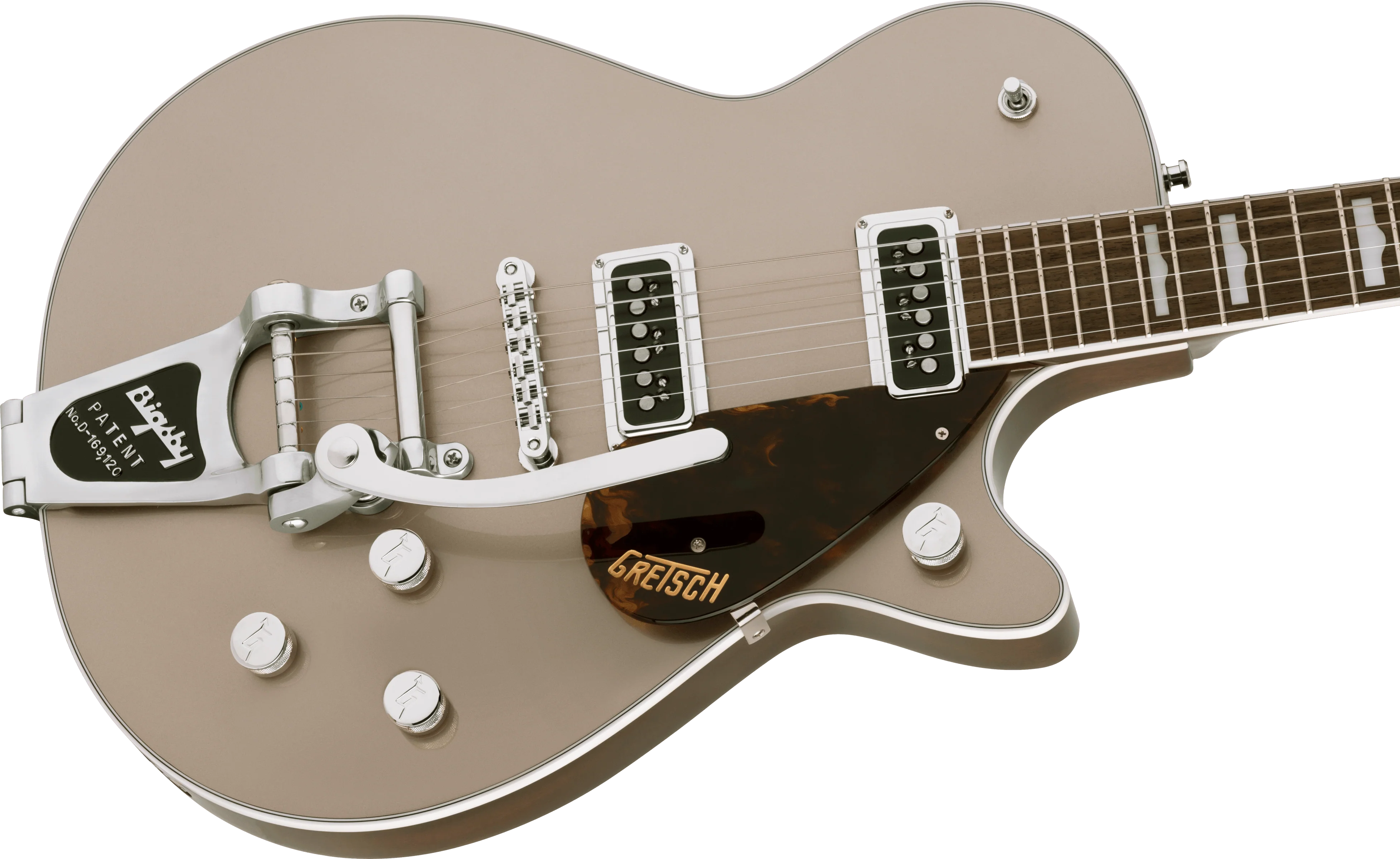 Gretsch G6128T Players Edition Jet DS With Bigsby Sahara Metallic With Case - Image 3