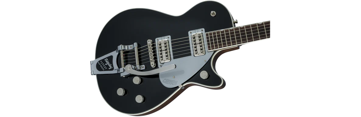 Gretsch G6128T Player's Edition Jet FT With Bigsby - Black With Case - Image 2