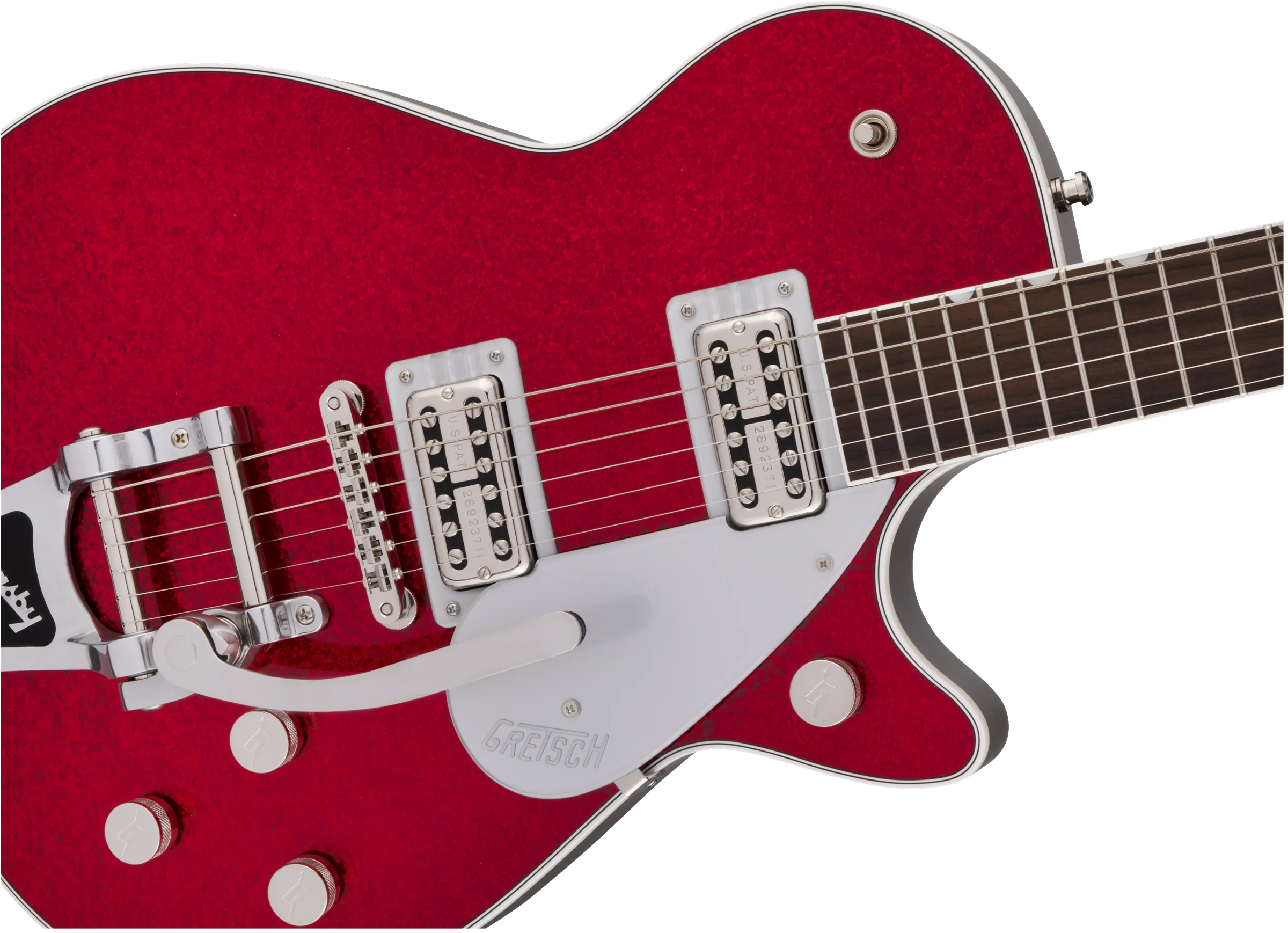 Gretsch G6129T Players Edition Jet FT with Bigsby Red Sparkle Electric Guitar - Image 5
