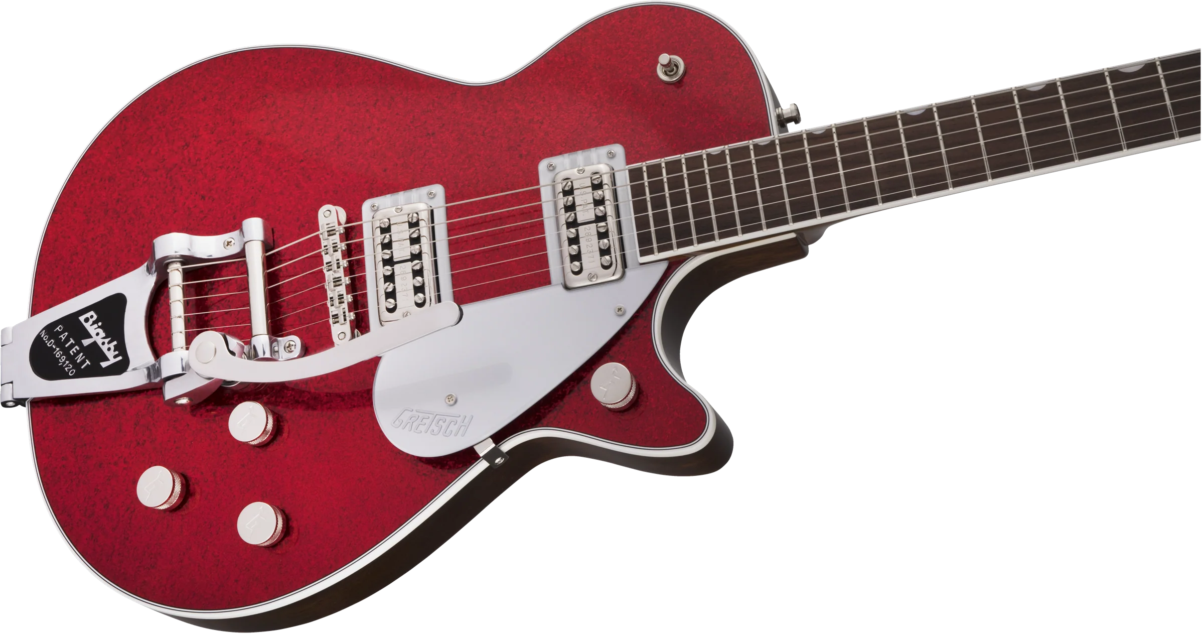 Gretsch G6129T Players Edition Jet FT with Bigsby Red Sparkle Electric Guitar - Image 6