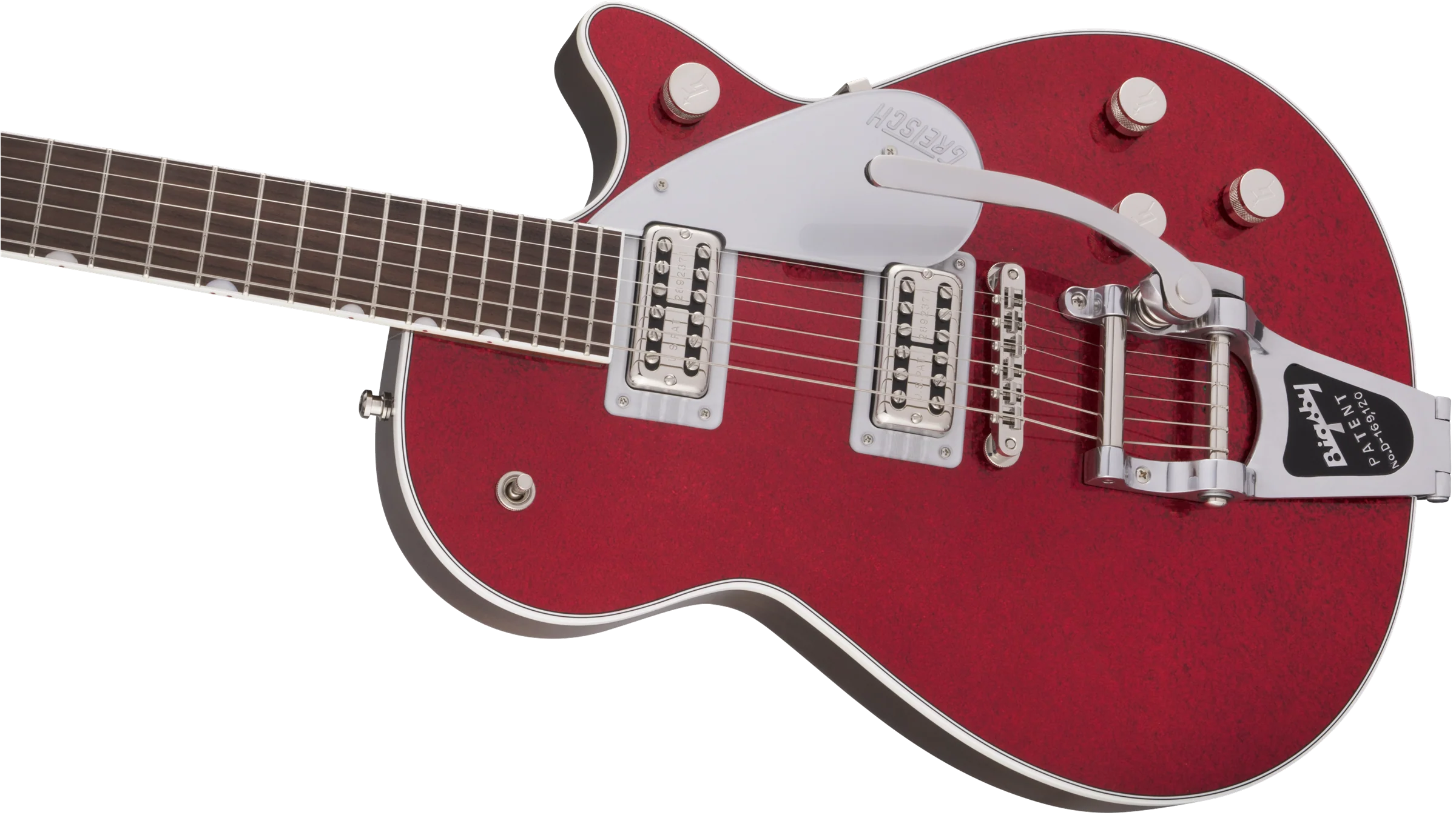 Gretsch G6129T Players Edition Jet FT with Bigsby Red Sparkle Electric Guitar - Image 7