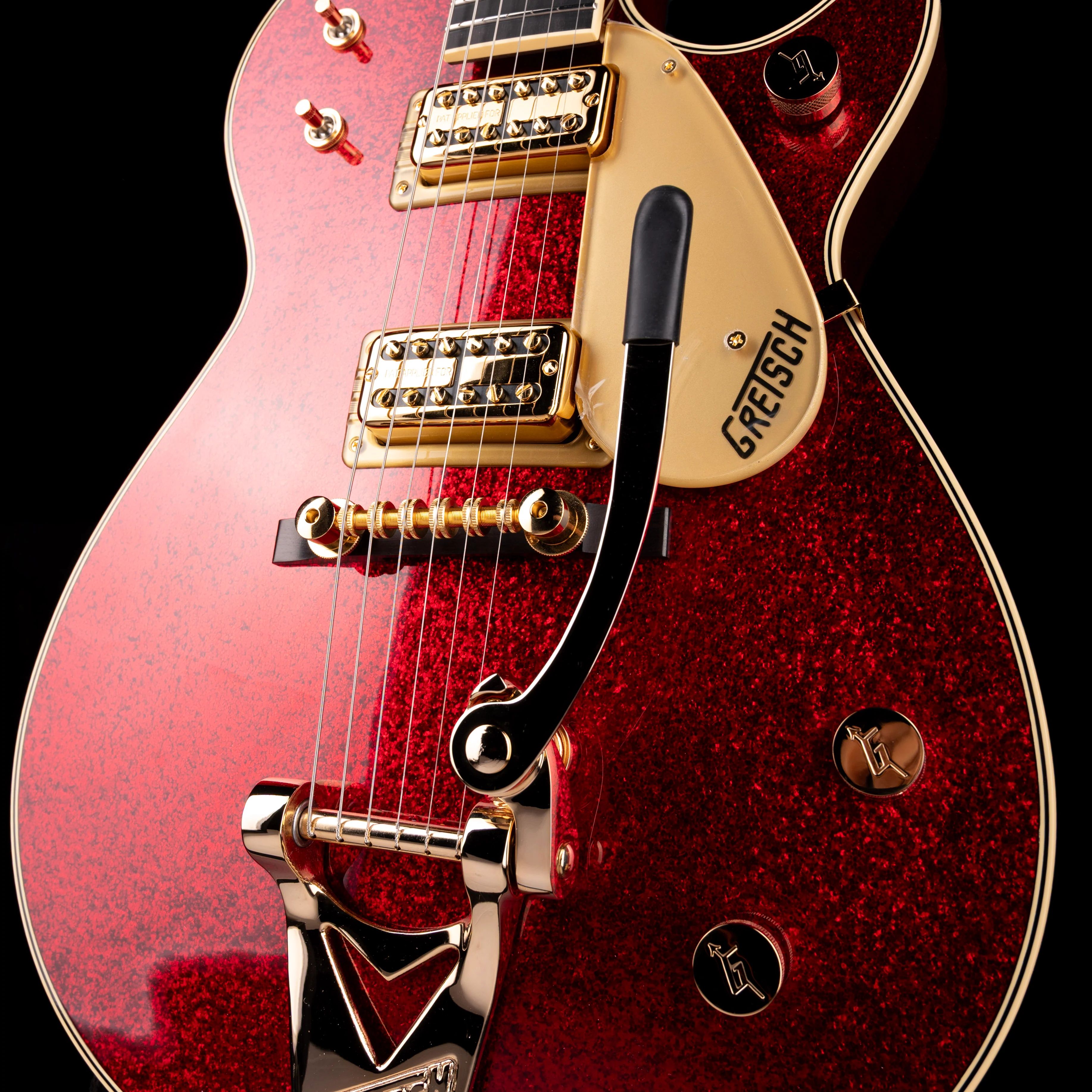 Gretsch G6129TG-59VS Limited Edition Sparkle Jet Red Sparkle With Case - Image 5
