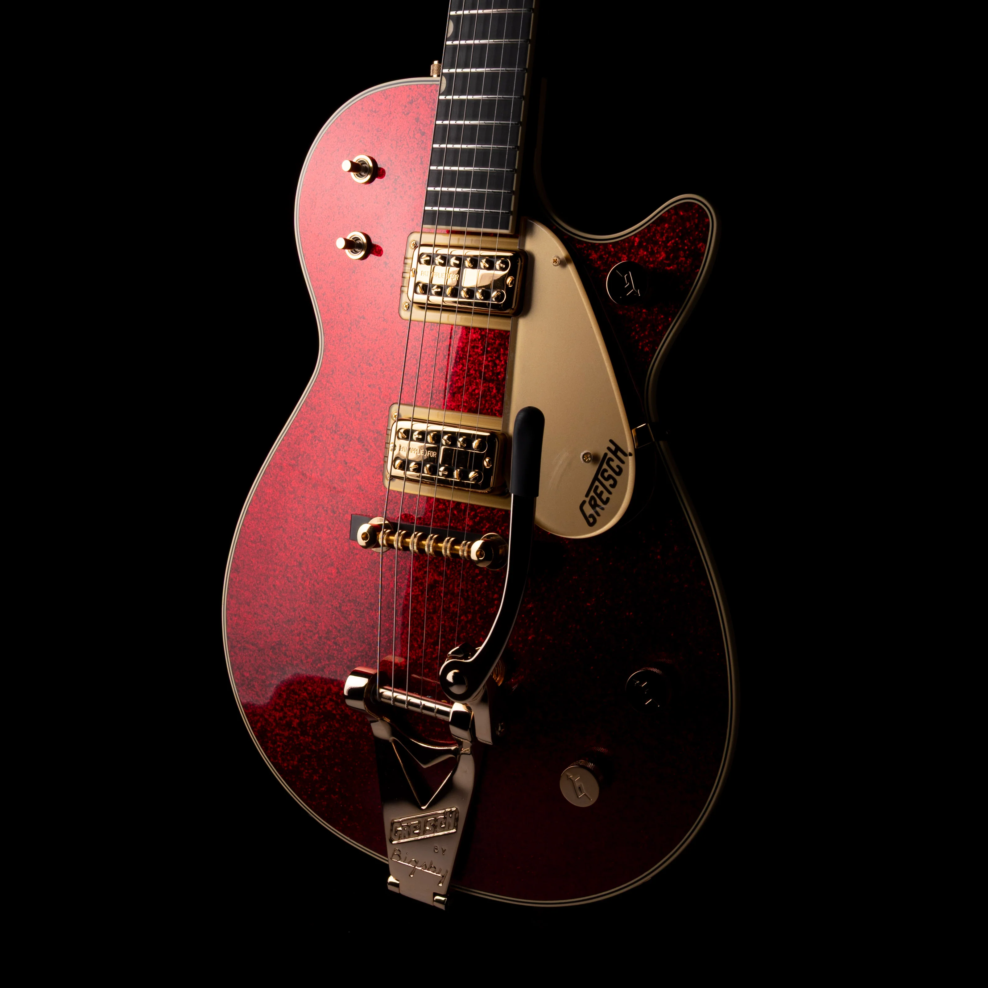 Gretsch G6129TG-59VS Limited Edition Sparkle Jet Red Sparkle With Case - Image 7