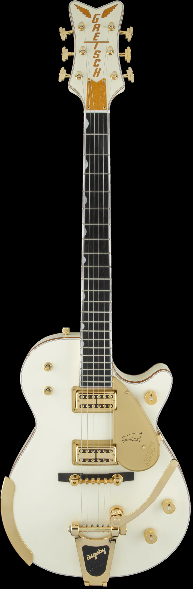 Gretsch G6134T-58 Vintage Select ’58 Penguin with Bigsby Vintage White With Case - Image 5