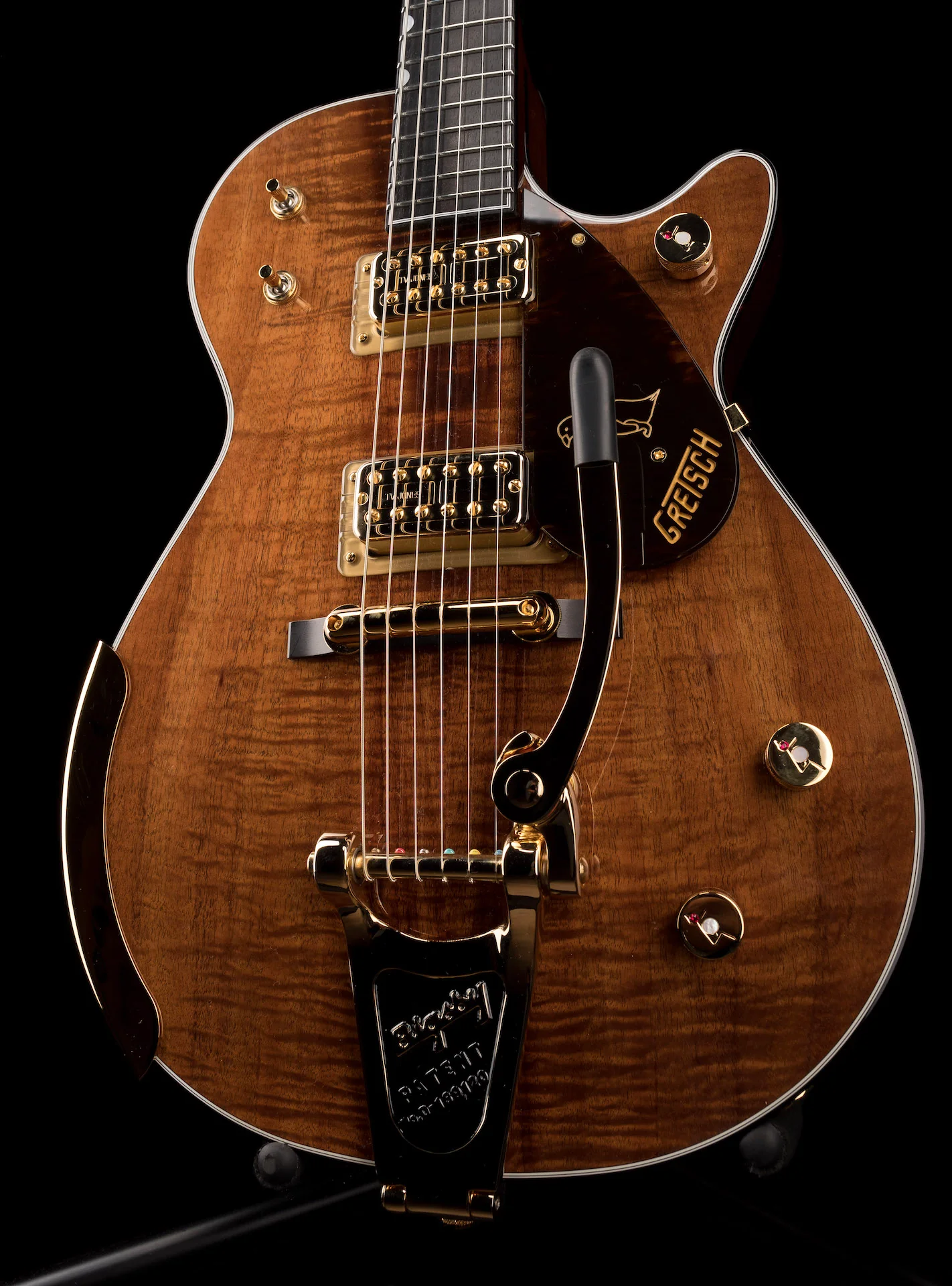 Gretsch G6134T Limited Edition Penguin Koa with Bigsby Natural Electric Guitar With Case - Image 11