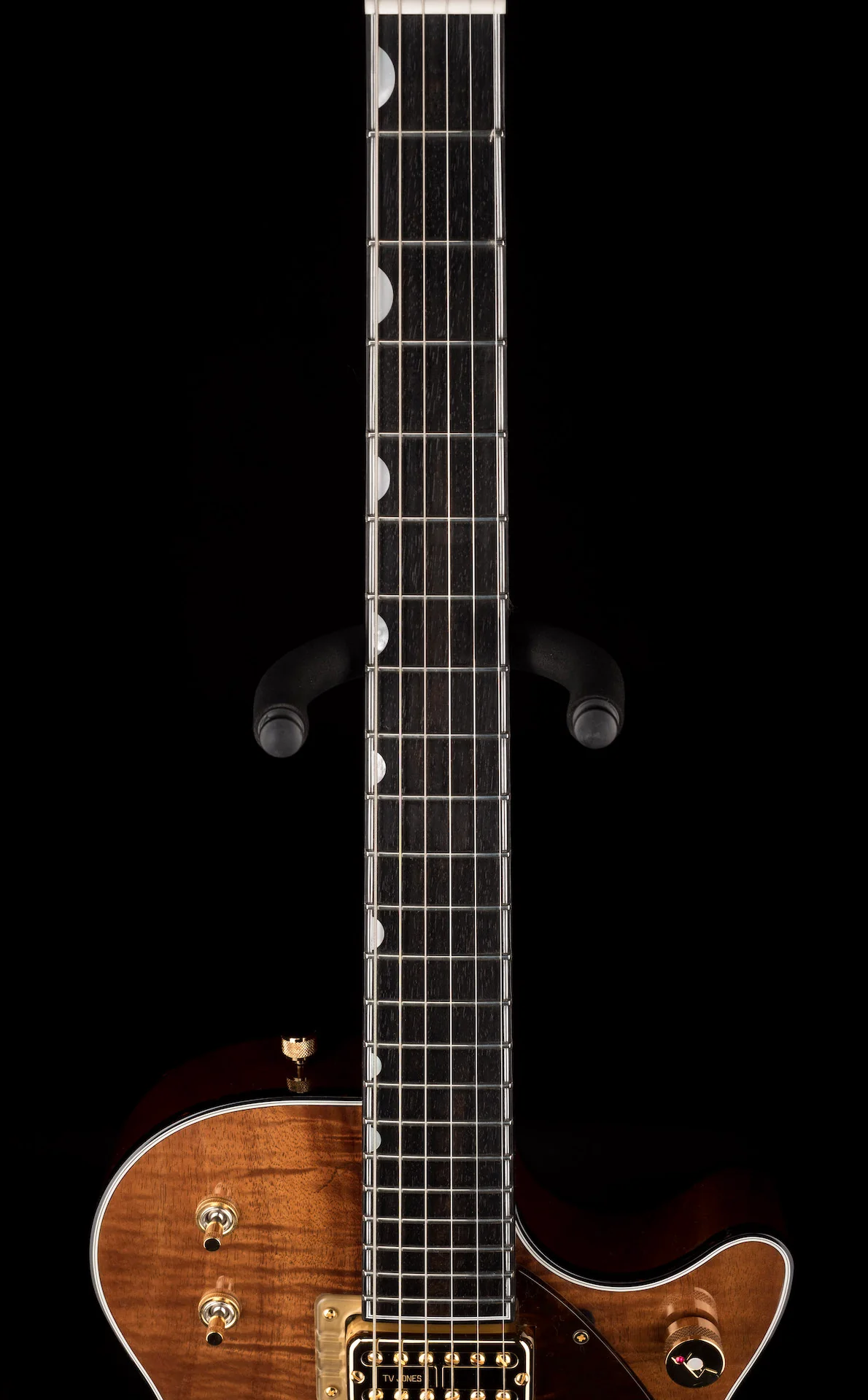 Gretsch G6134T Limited Edition Penguin Koa with Bigsby Natural Electric Guitar With Case - Image 12
